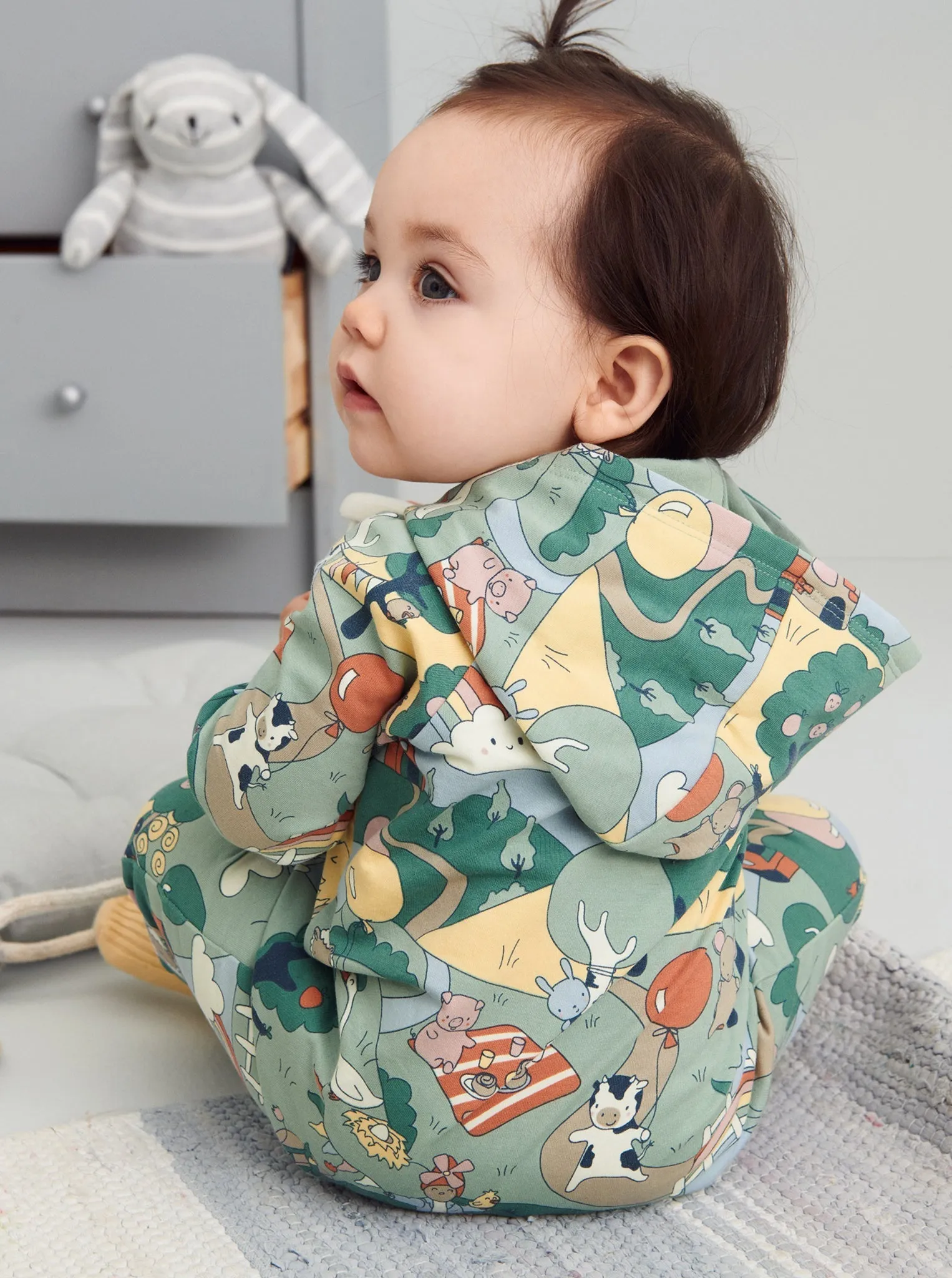 Farmyard Baby Overall