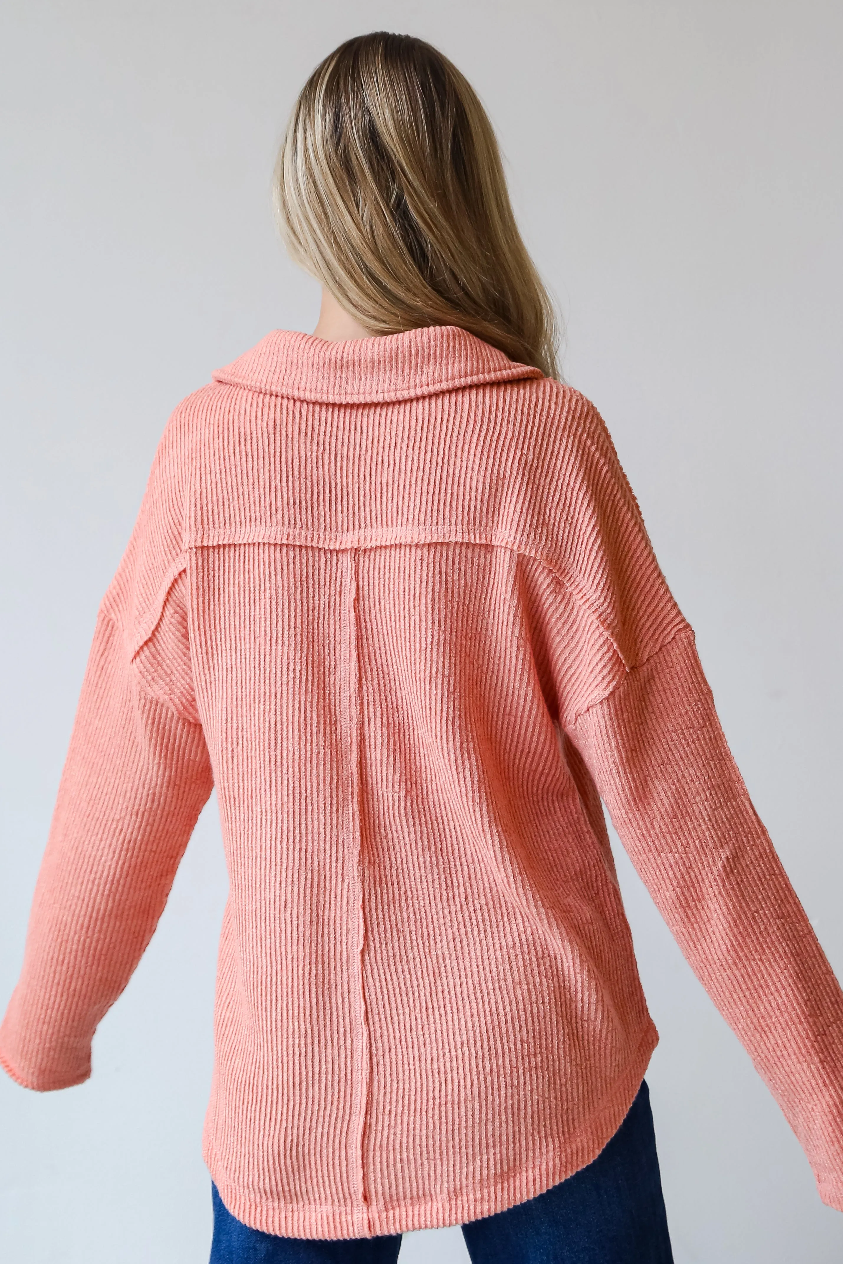 FINAL SALE - Alice Collared Henley Knit Top - DOORBUSTER