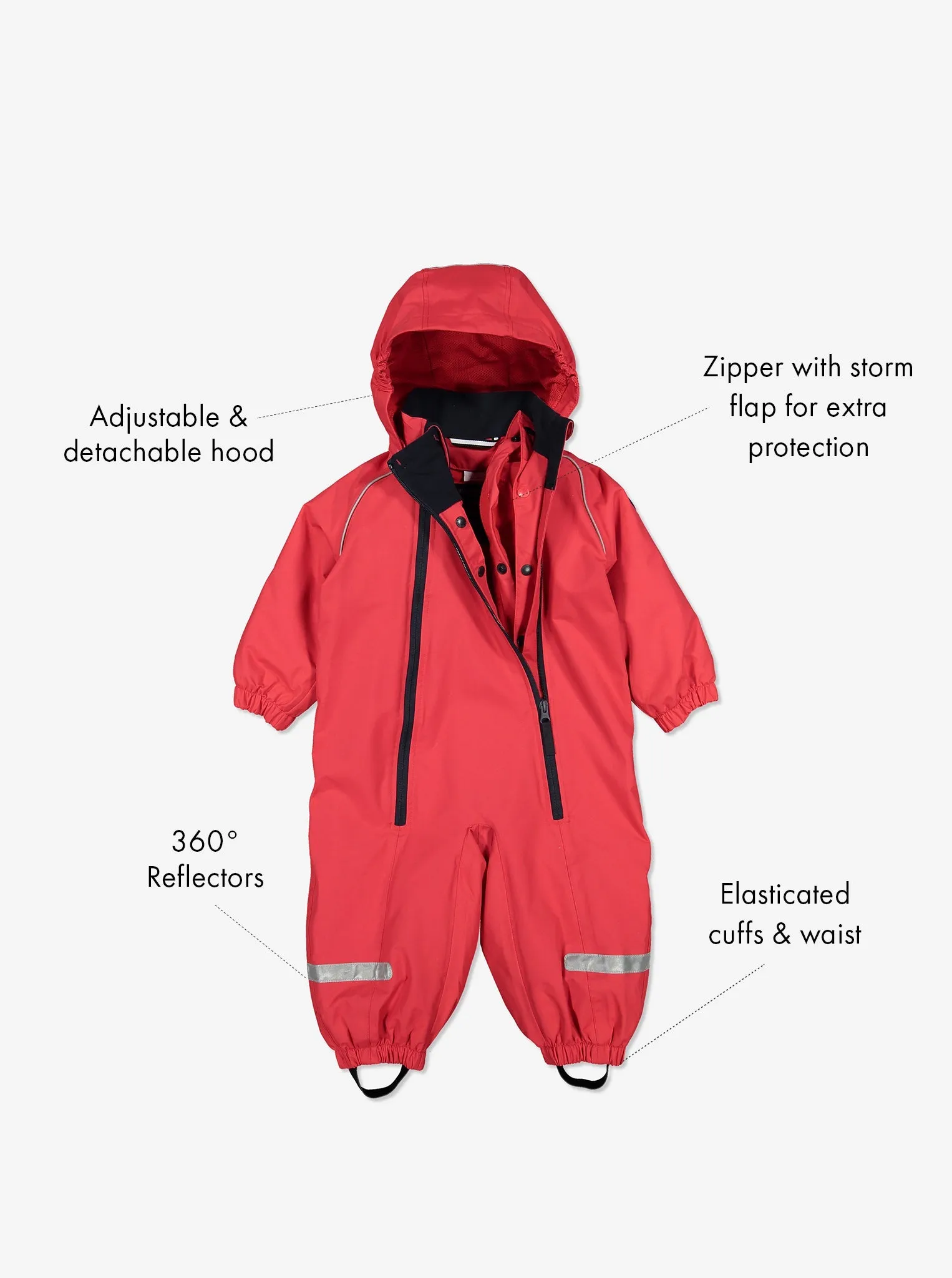 Fleece Lined Waterproof Babies Overall
