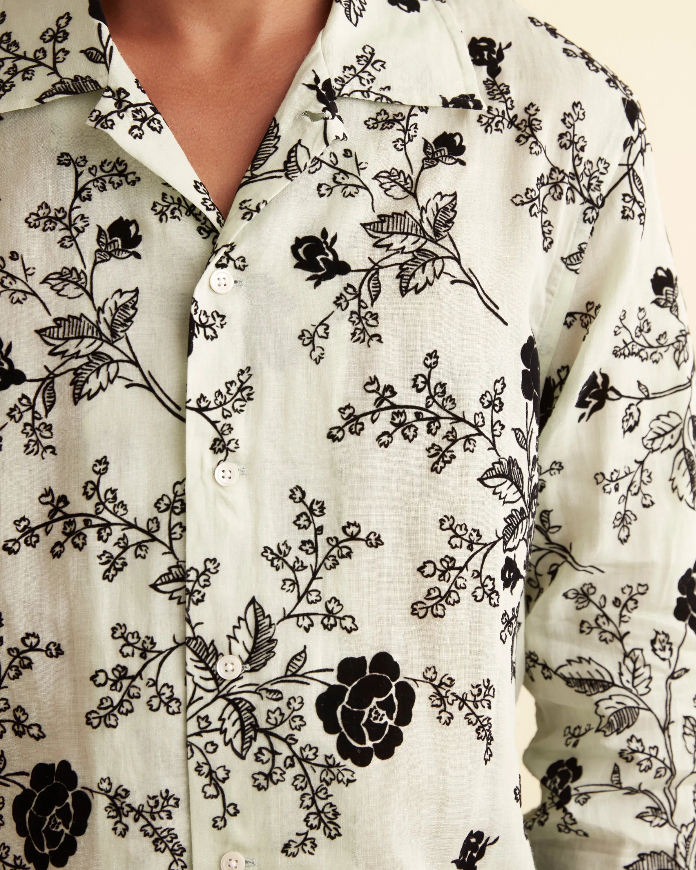 Flocked Sweetunia Long Sleeve Shirt