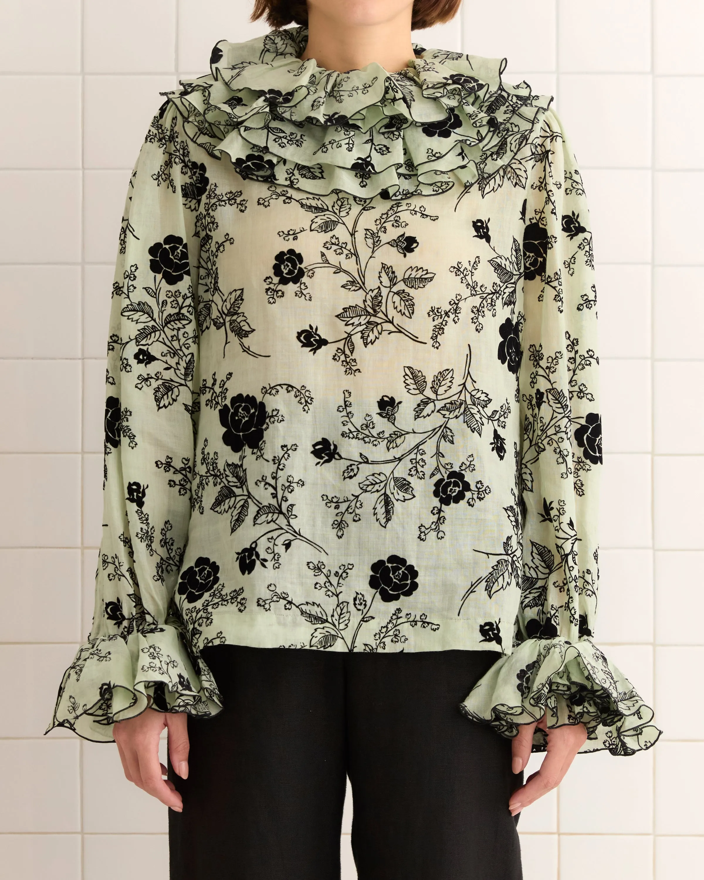 Flocked Sweetunia Top