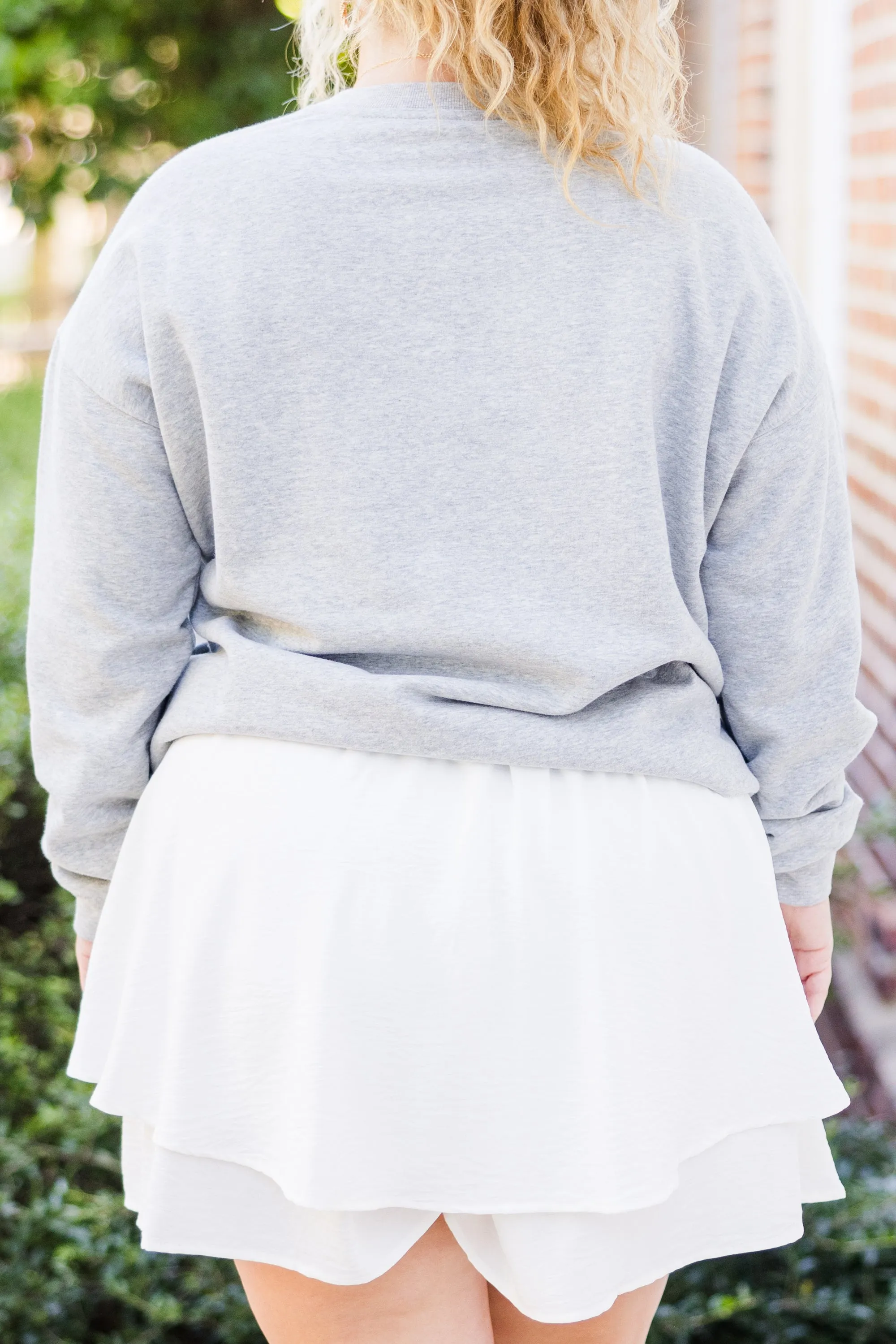Football Championship Pullover, Heather Gray