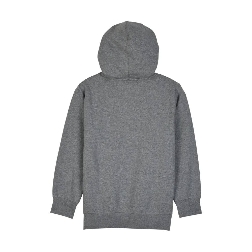 FOX YOUTH DISPUTE FLEECE PULLOVER HOODY [HEATHER GRAPHITE]