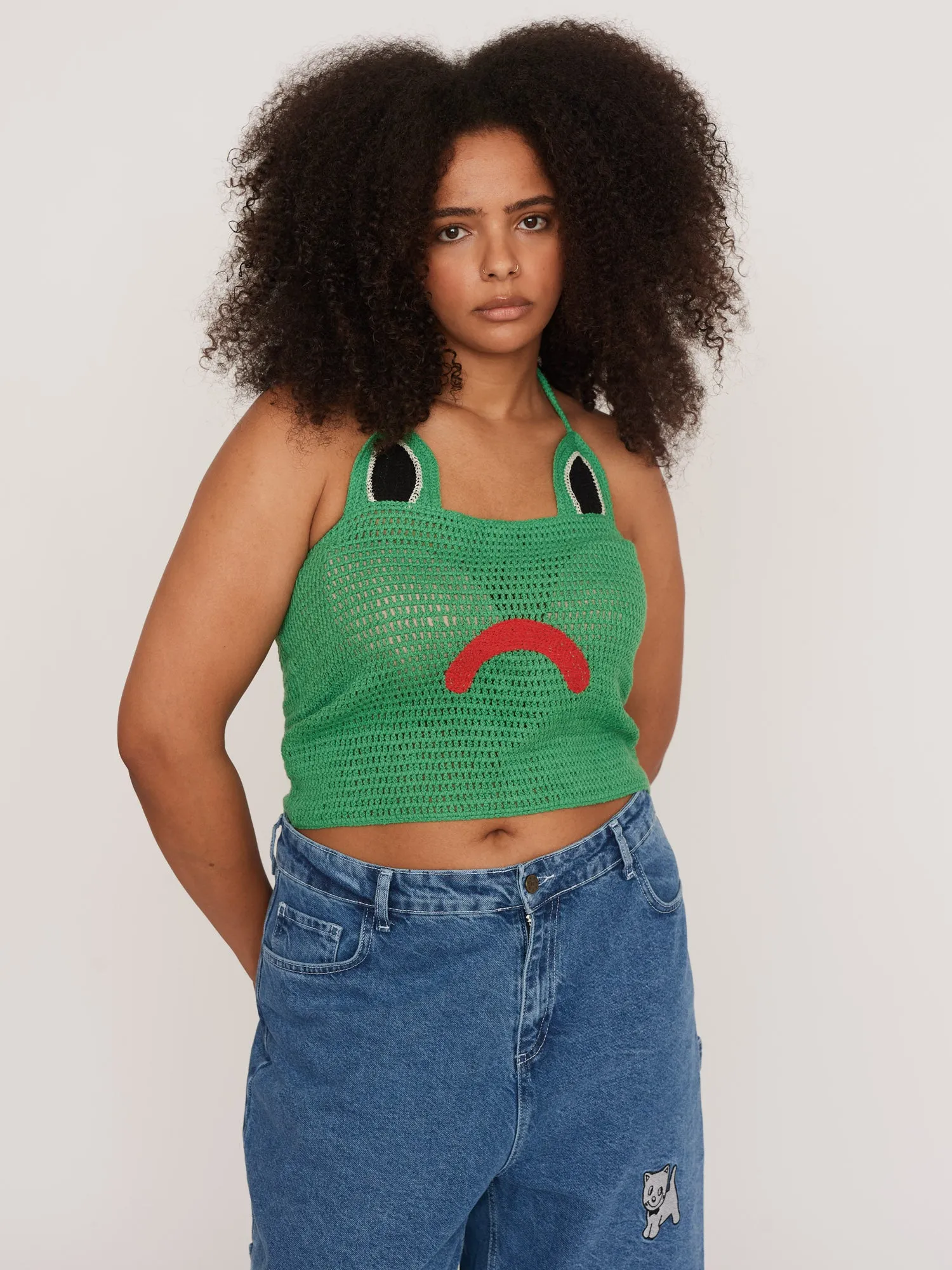 Froggy Open Knit Top