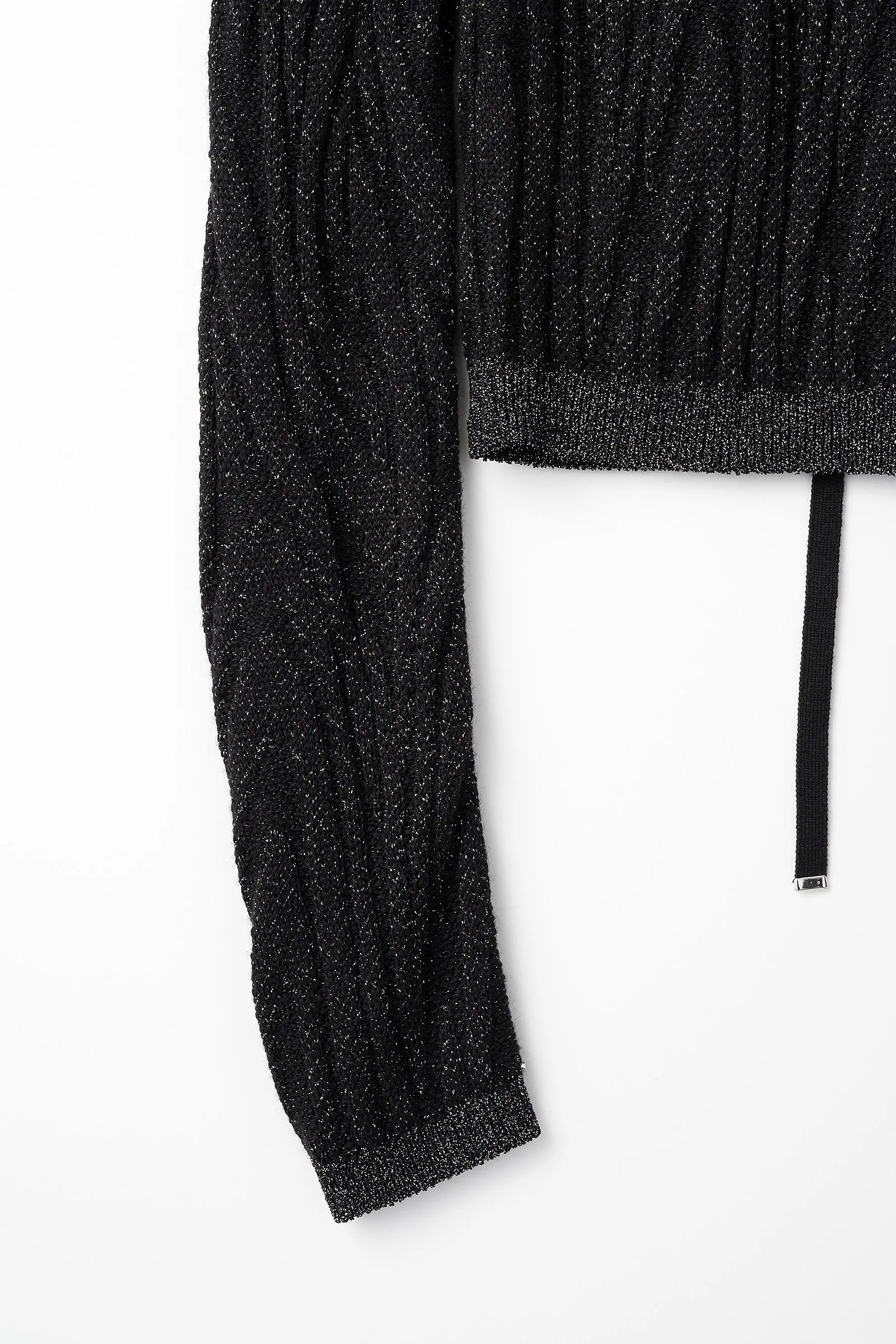 Frost knit top (Black)