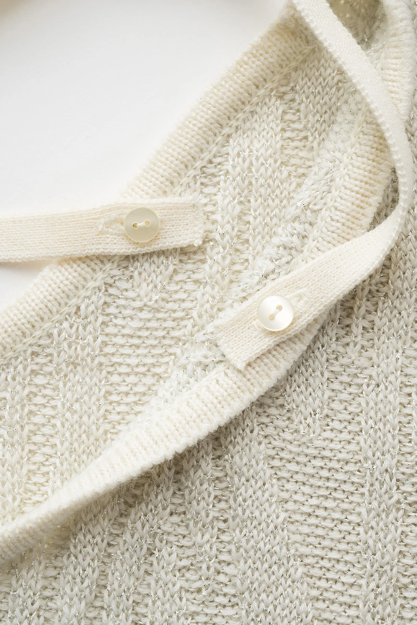 Frost knit top (Ivory)