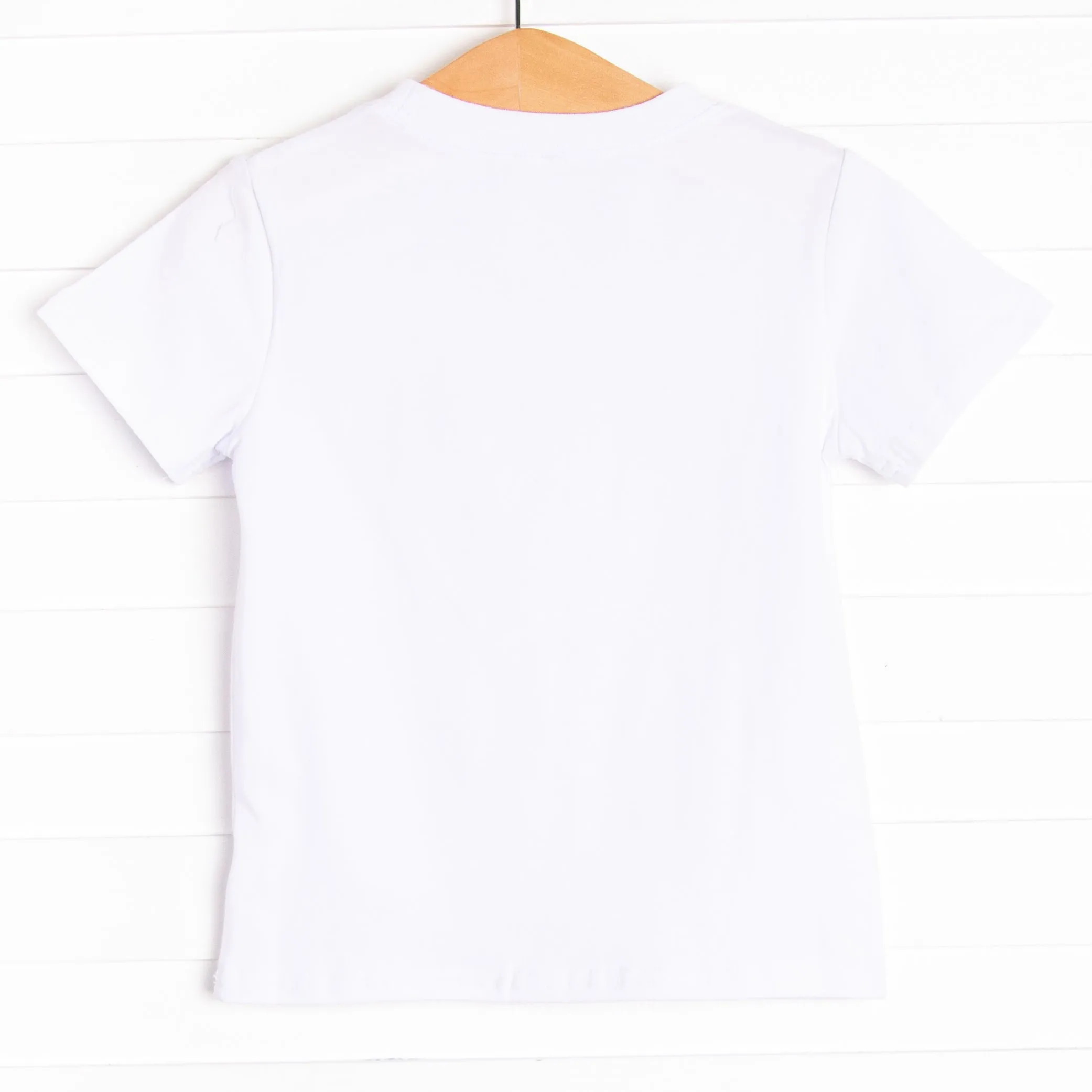 Full Steam Ahead Applique Top, White