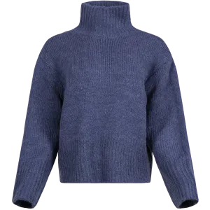 Fuscia Knit Top - Dark Blue