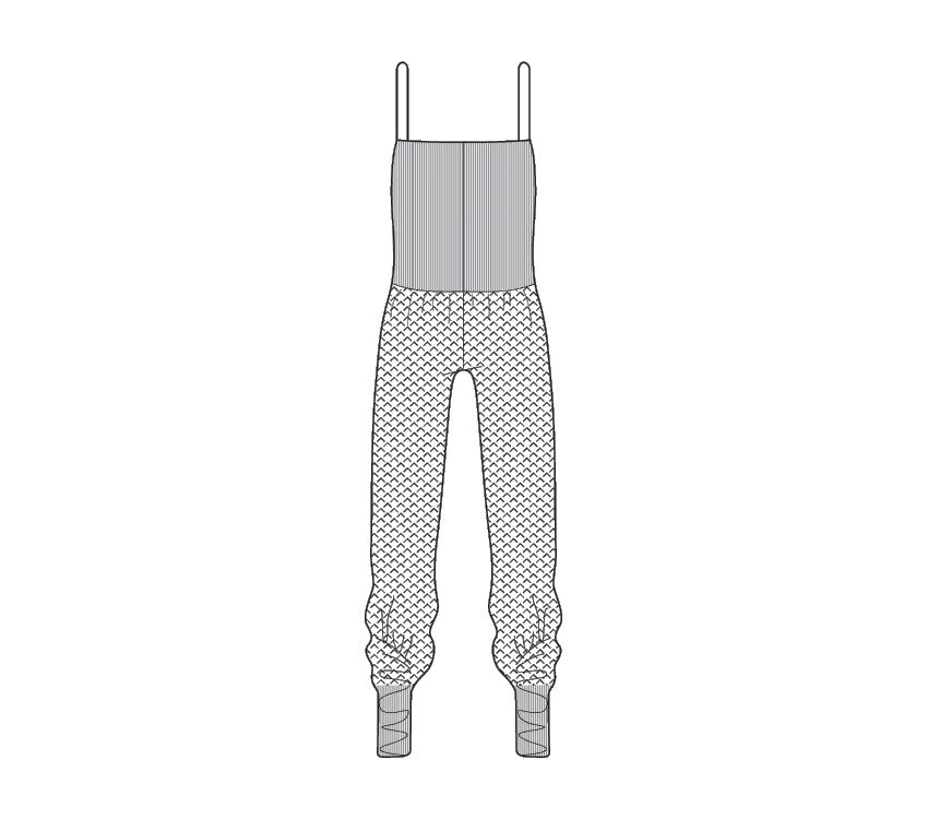 Girls overall with large straps