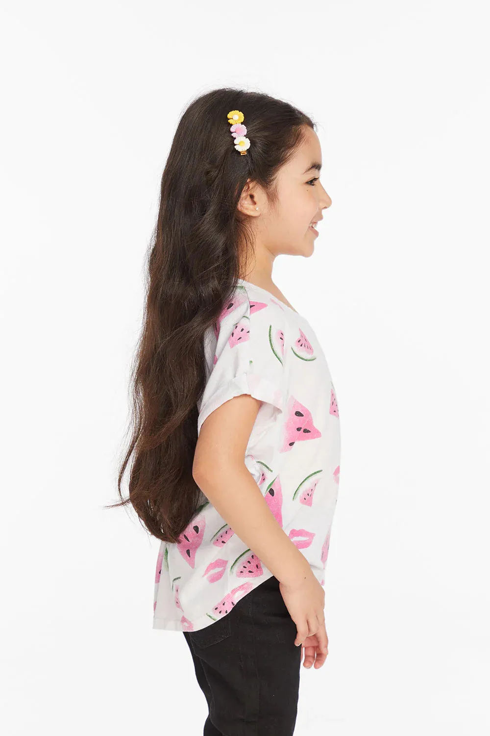 Girls Watermelon Lips Tee