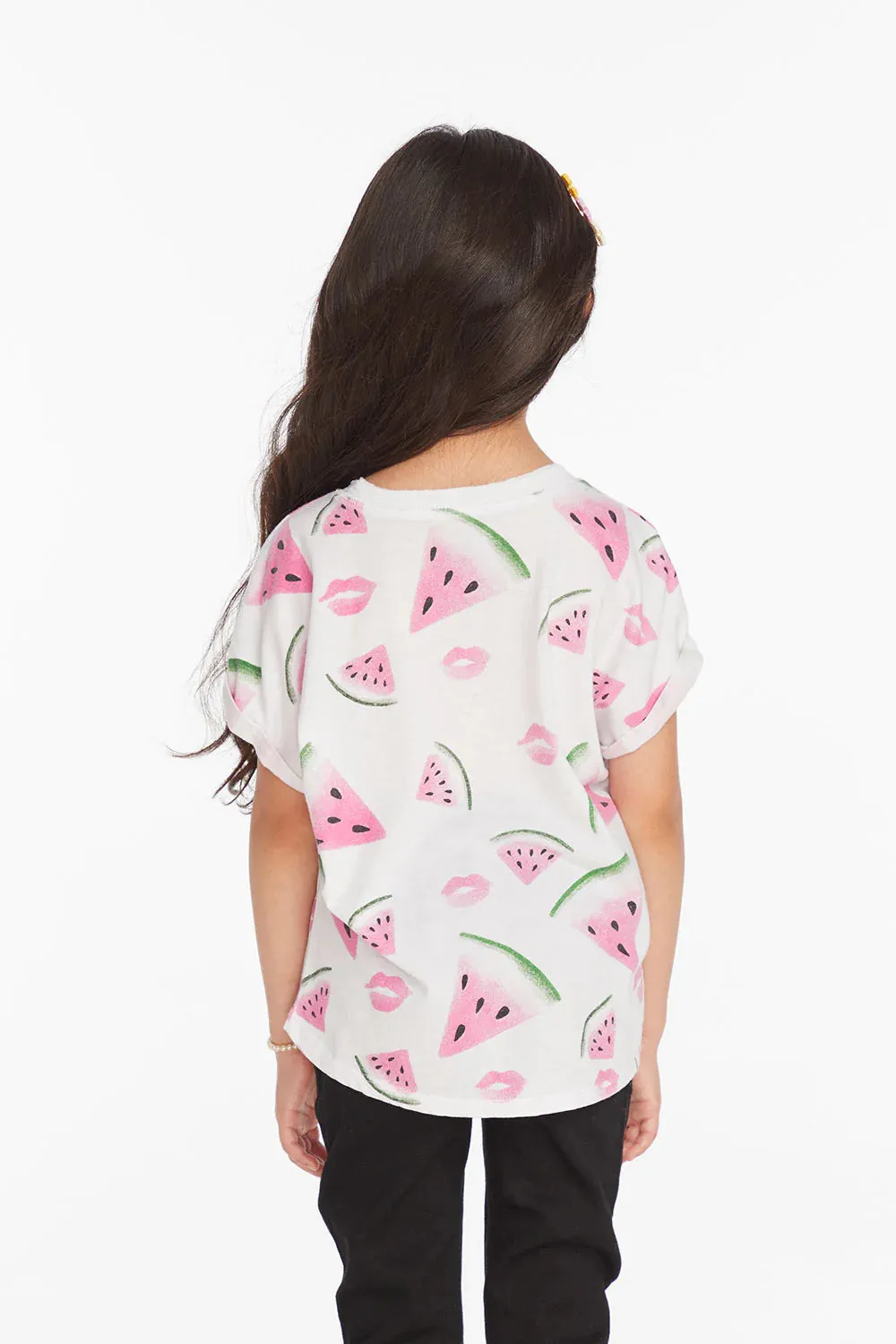 Girls Watermelon Lips Tee