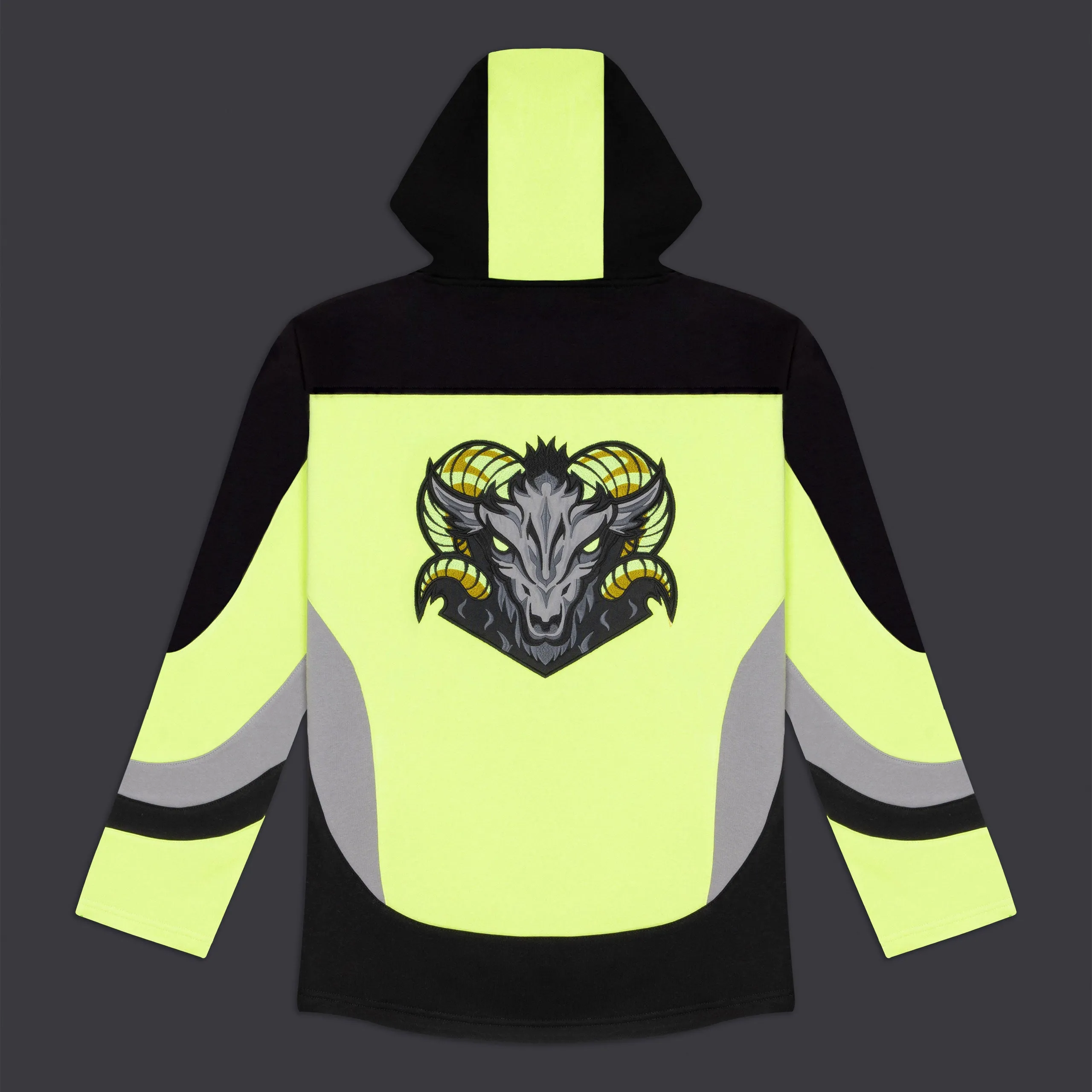 GOAT Hockey Hoodie Plus Yellow