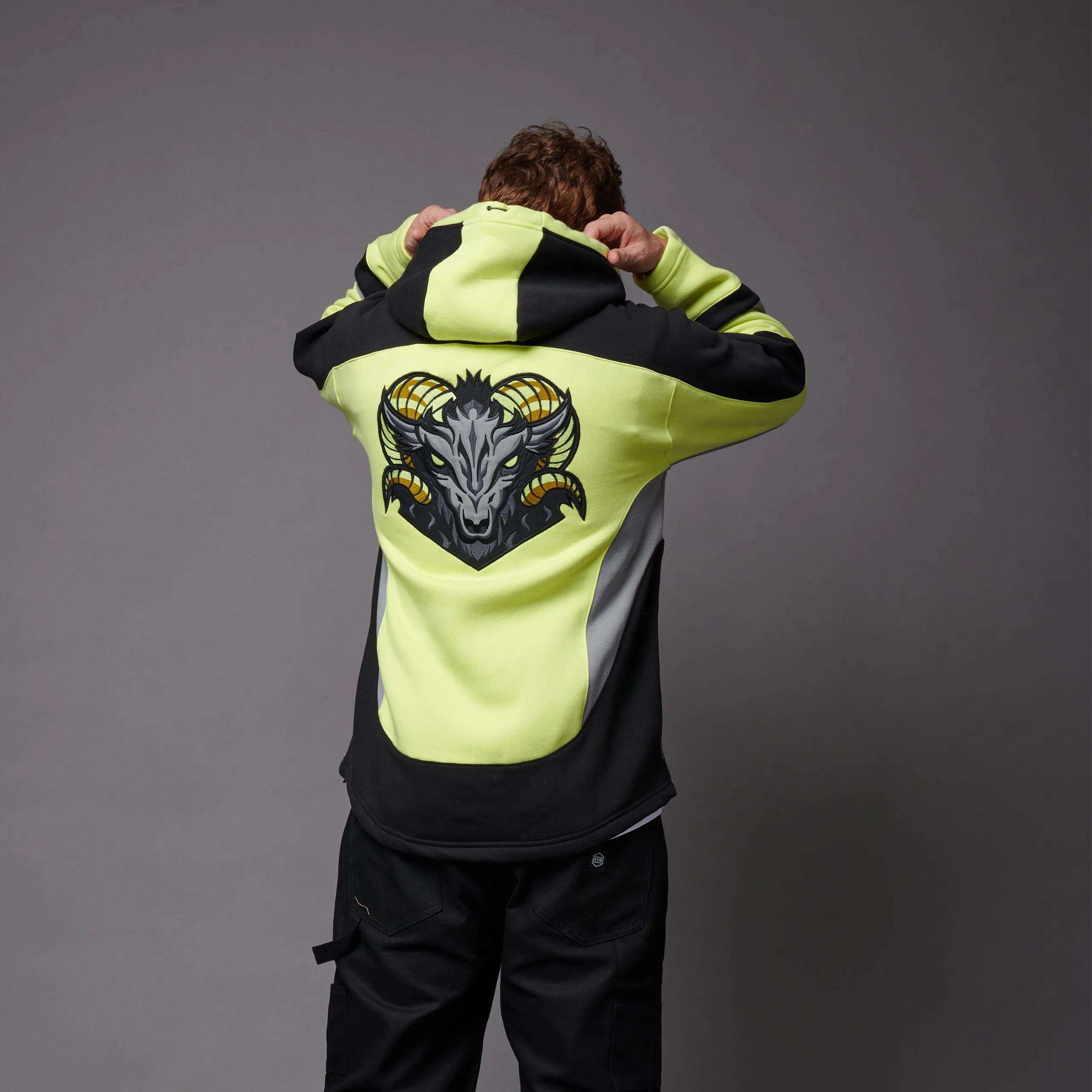 GOAT Hockey Hoodie Plus Yellow