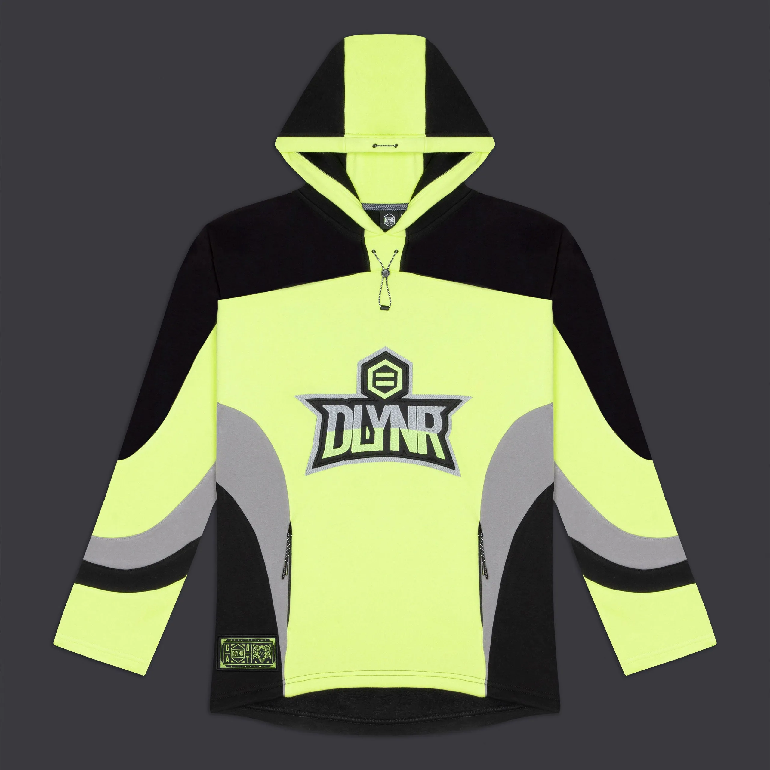 GOAT Hockey Hoodie Plus Yellow