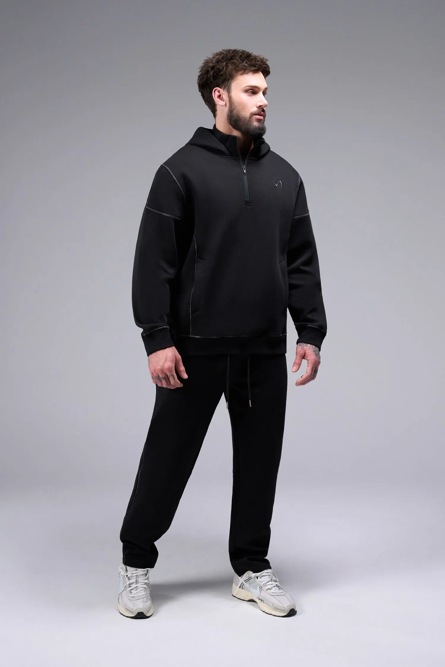 GTS Twill Tech Quarter-Zip Hoodie