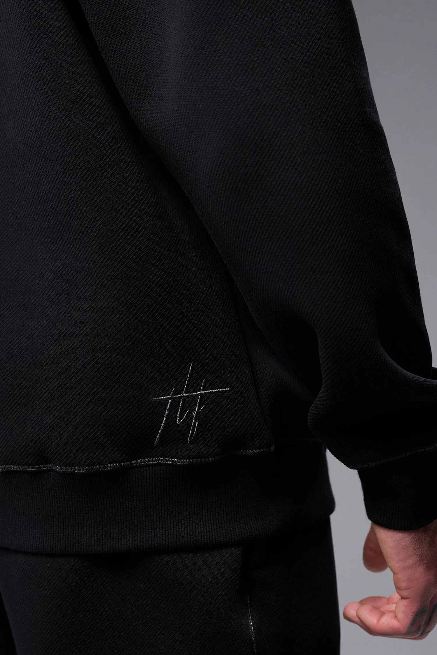 GTS Twill Tech Quarter-Zip Hoodie