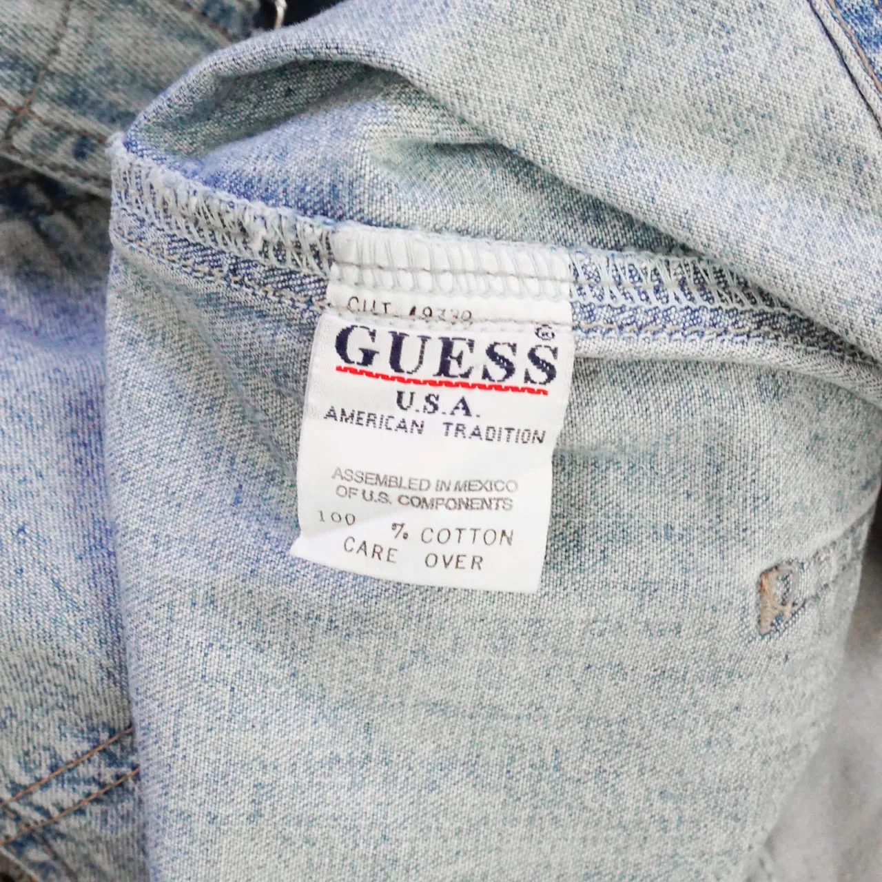 GUESS Vintage Blue Denim Overall