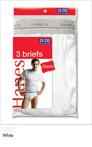 Hanes Big Men's Briefs 3 pack