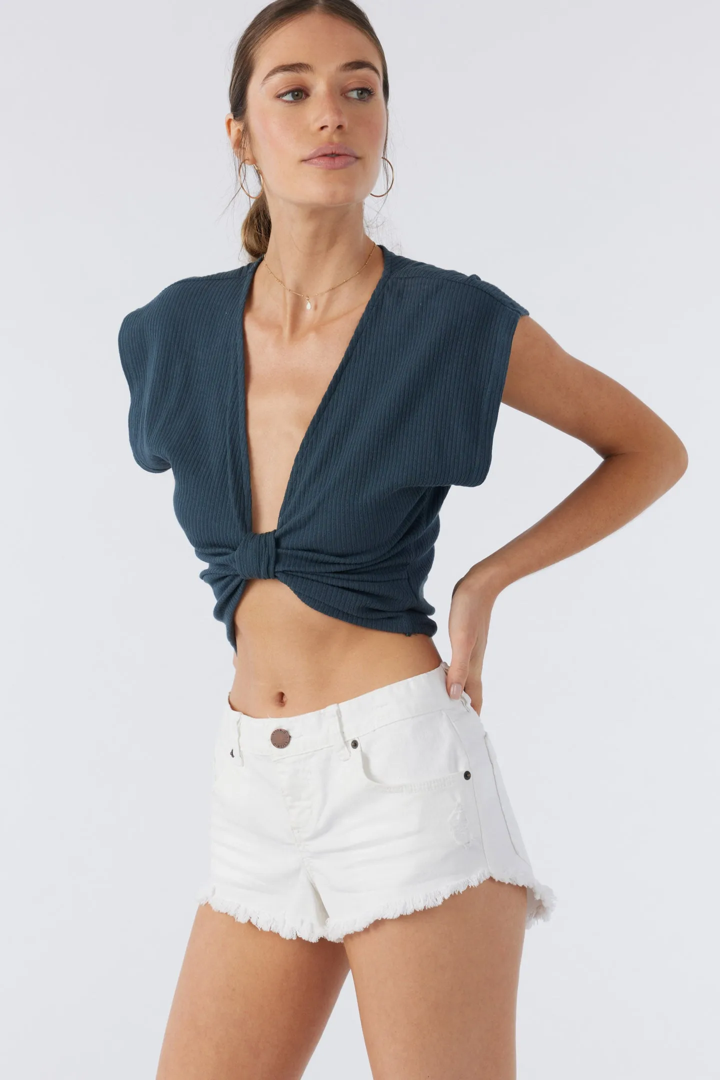 HAYDEN KNIT CROP TOP