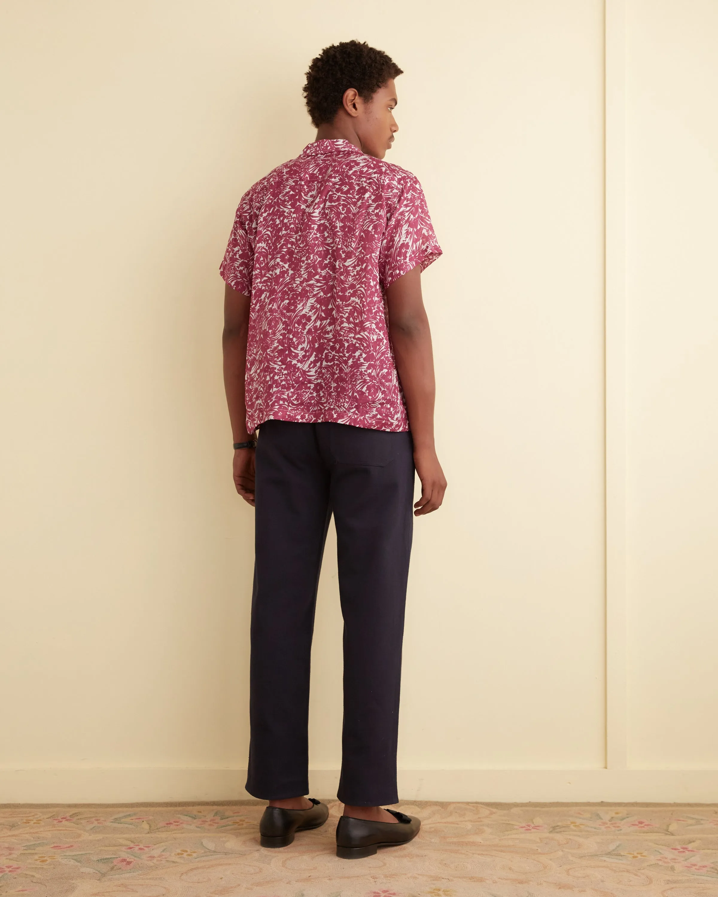 Hibiscus Spray Short Sleeve Shirt