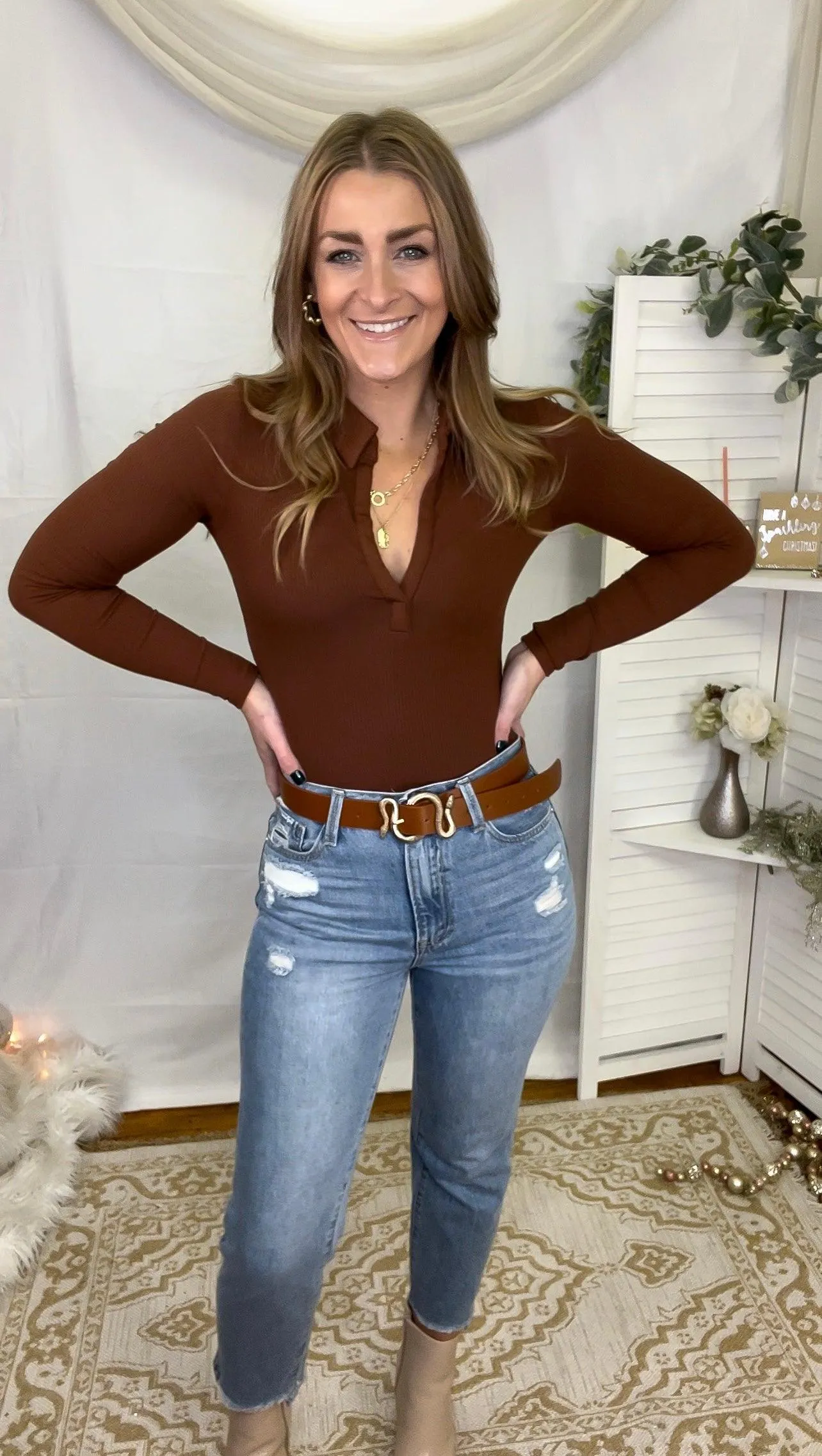 High Rise Girlfriend Jeans