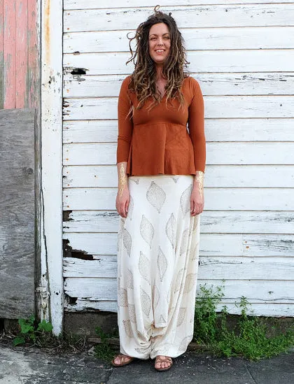 Hooded Eclipse Wanderer Cropped Shirt