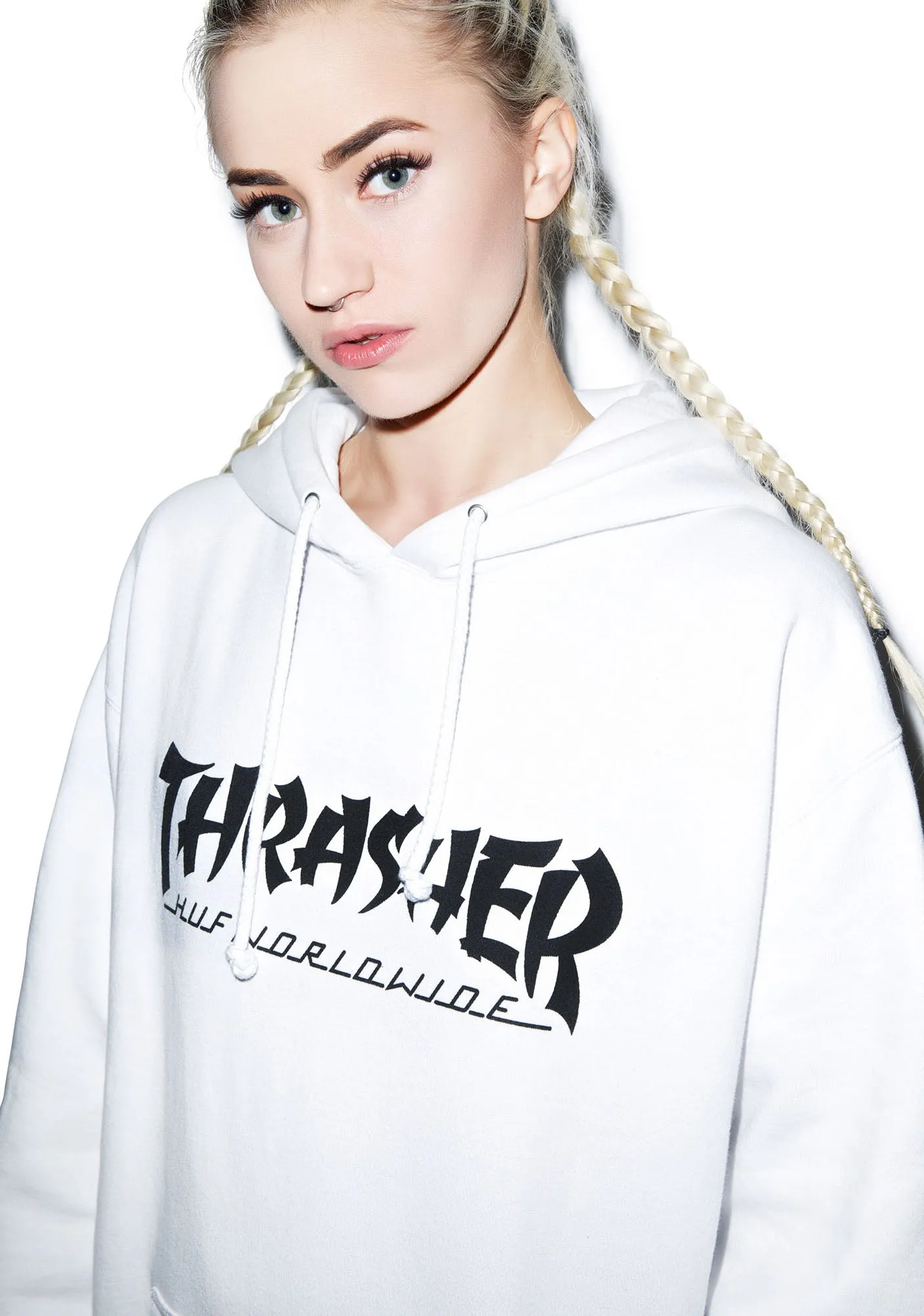HUF X Thrasher Asia Tour Pullover Hoodie
