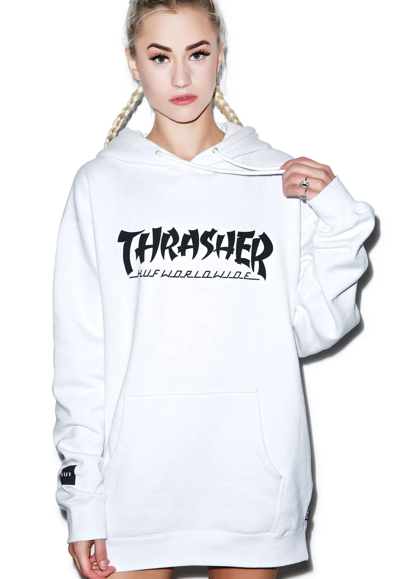 HUF X Thrasher Asia Tour Pullover Hoodie