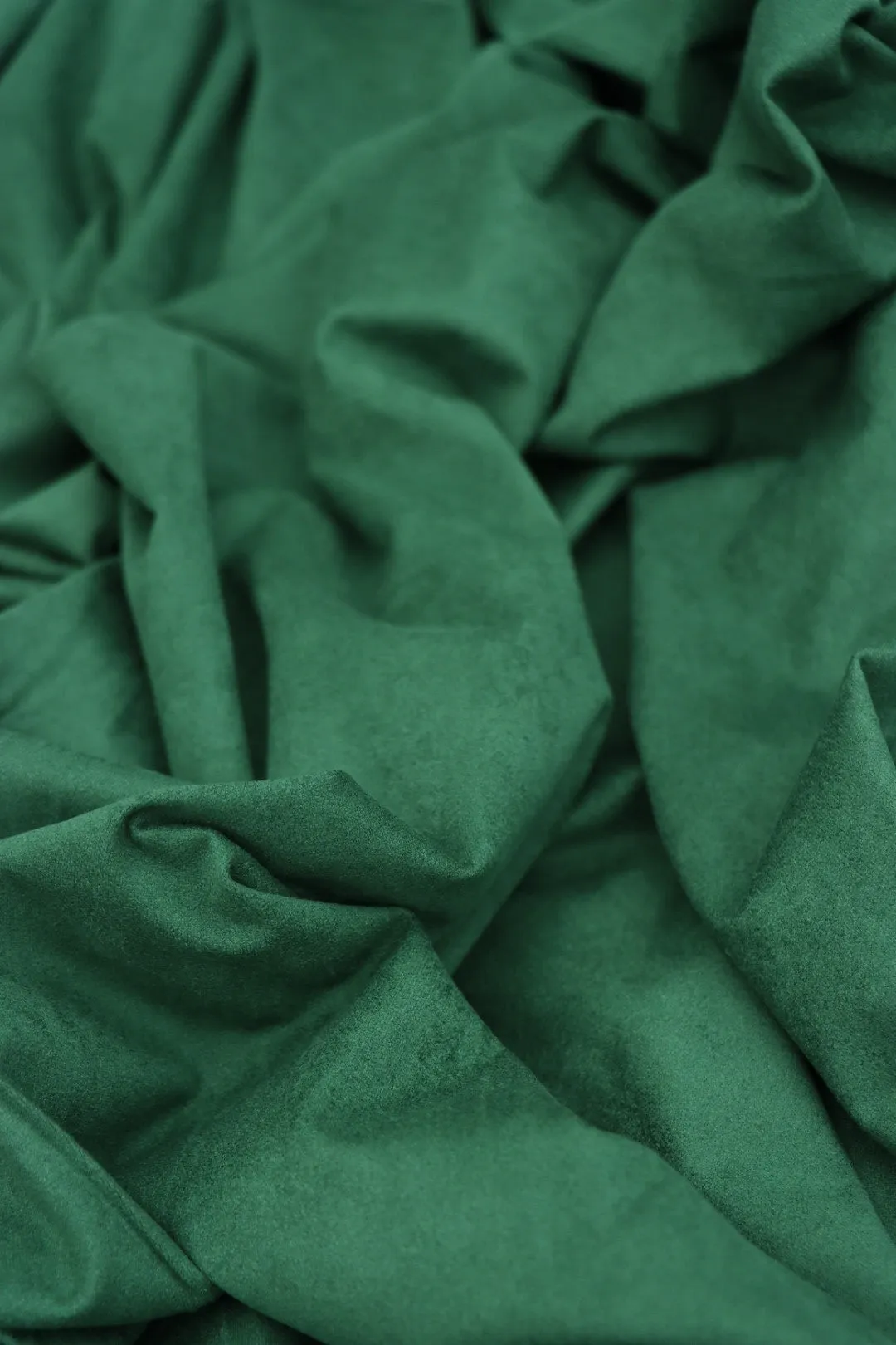 Hunter Green Microsuede Jersey Knit