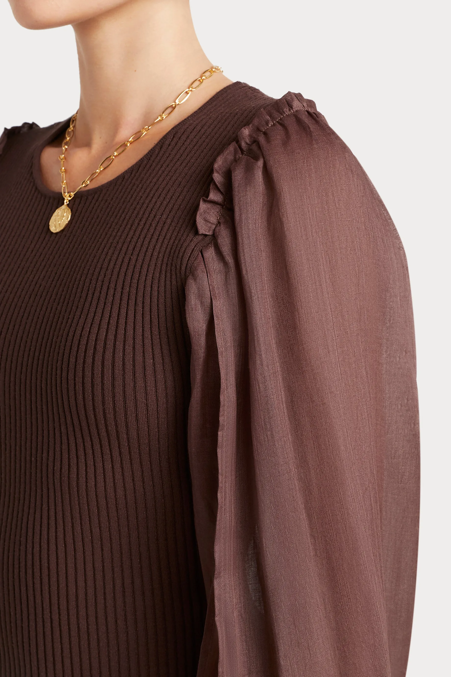 Husk ALBA KNIT - Chocolate