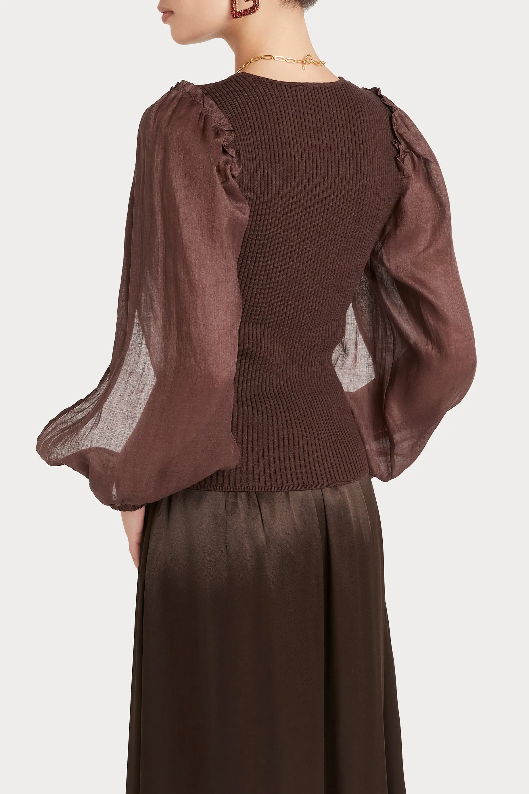 Husk ALBA KNIT - Chocolate