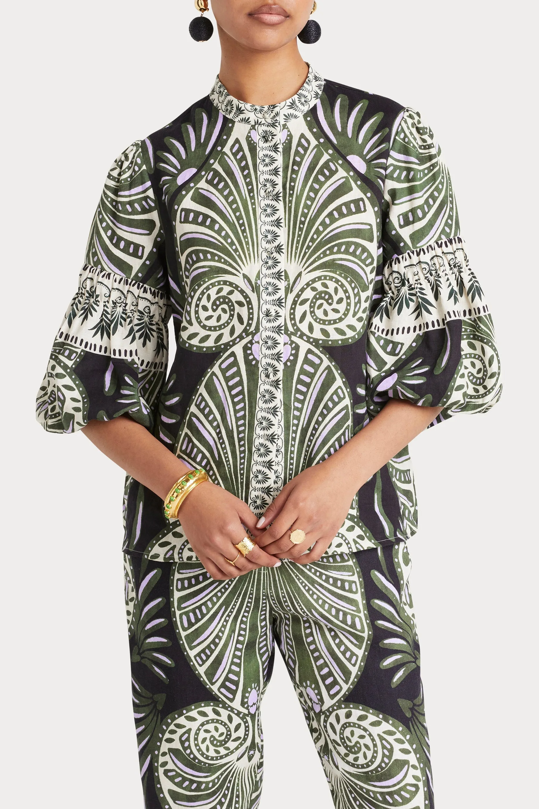 Husk AMARA TOP - Print