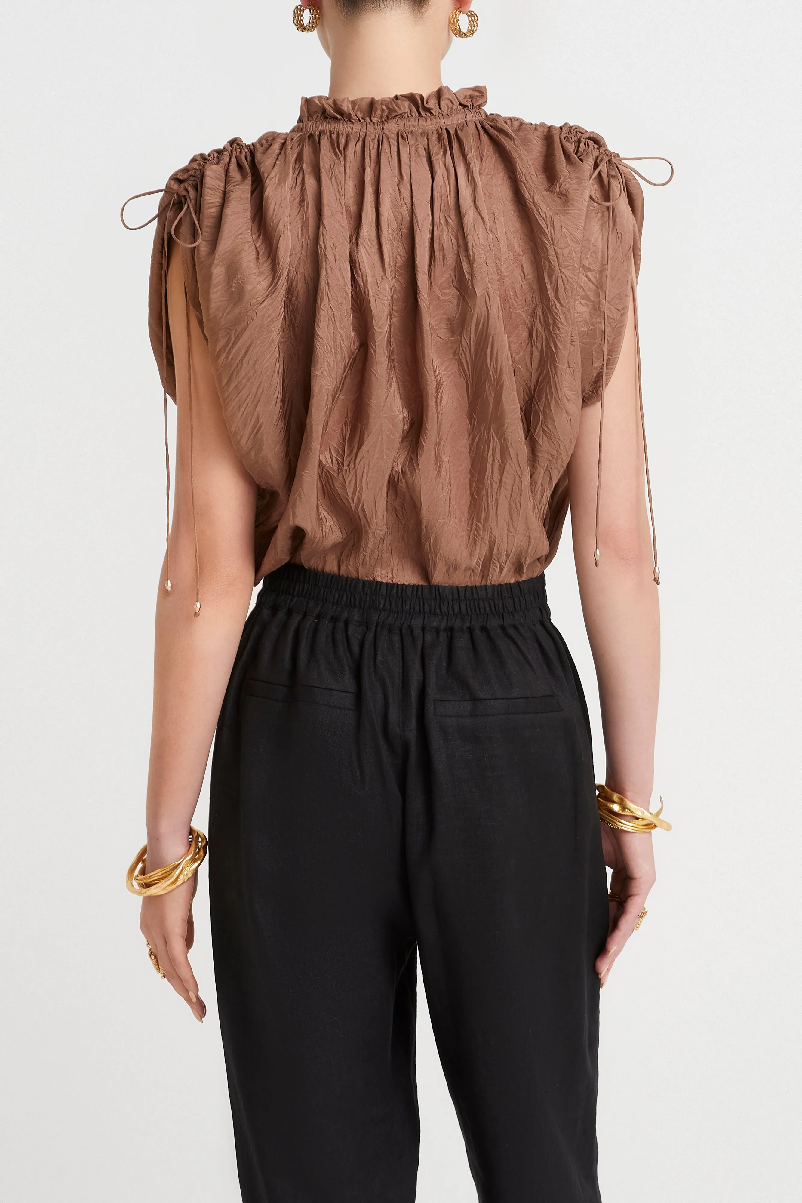 Husk Delphi top - Mocha