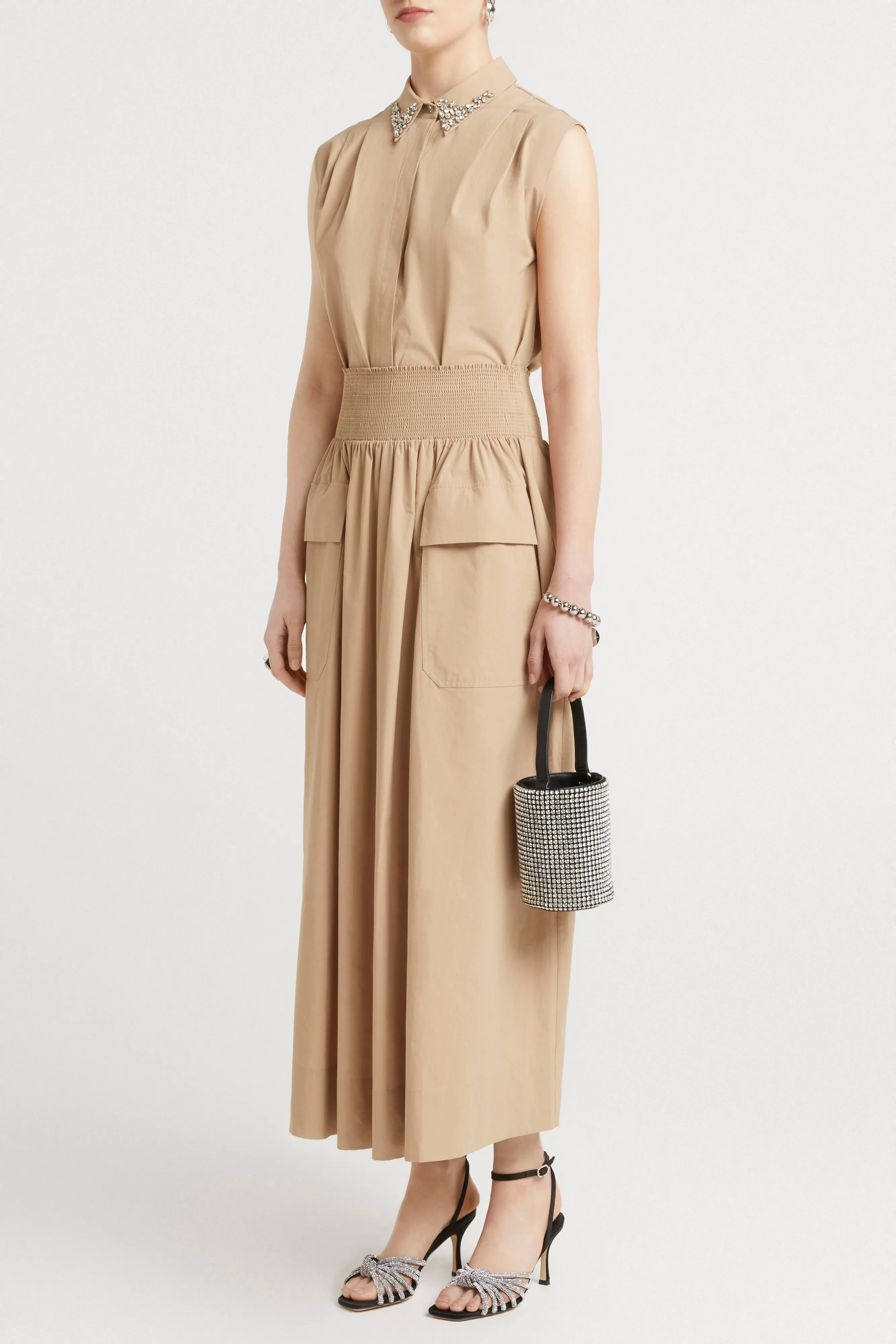 Husk Ingrid top - Camel
