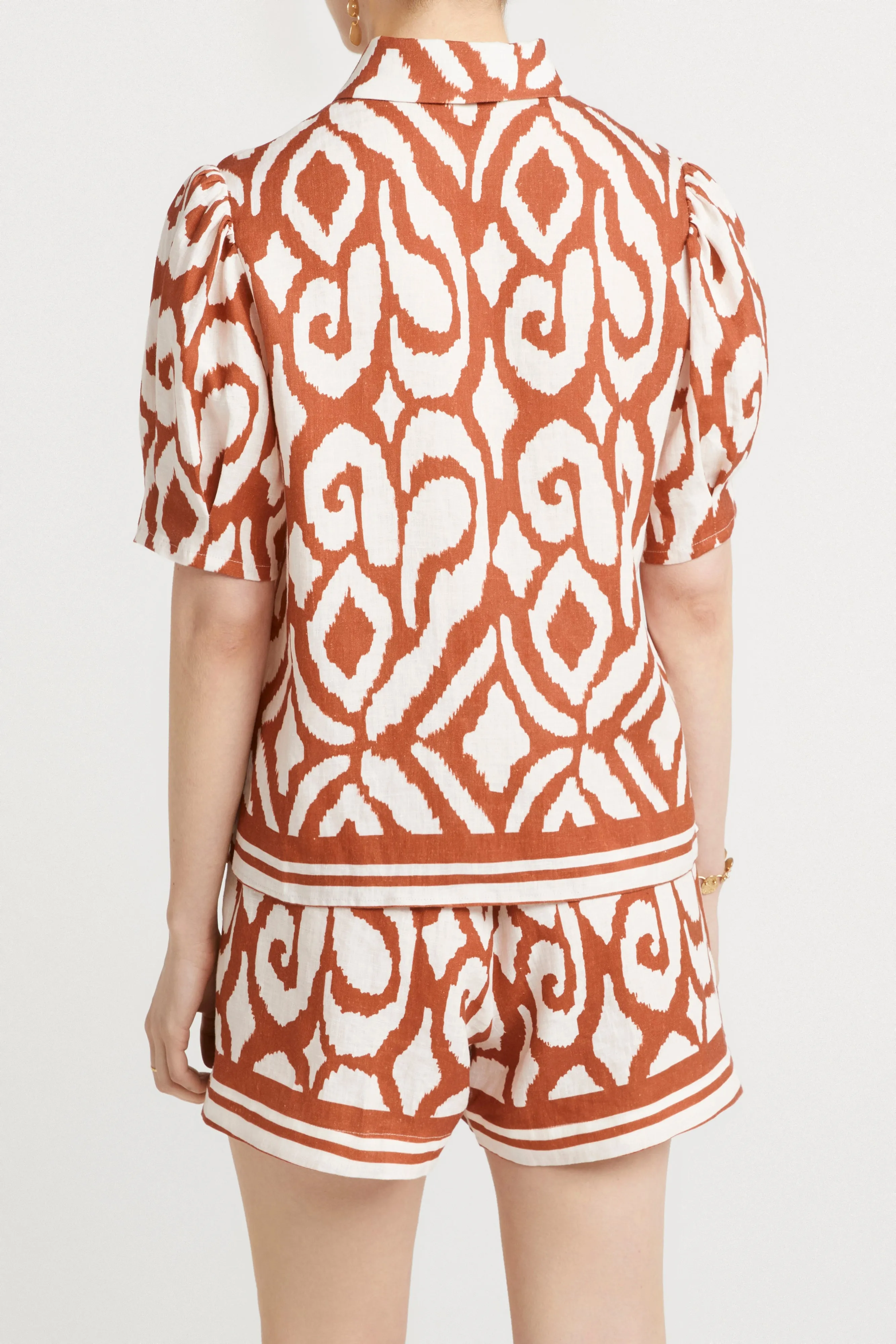 Husk Jade top - Print