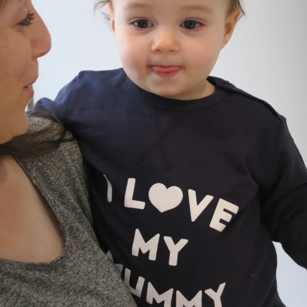 I Love My Mummy Navy Sweatshirt