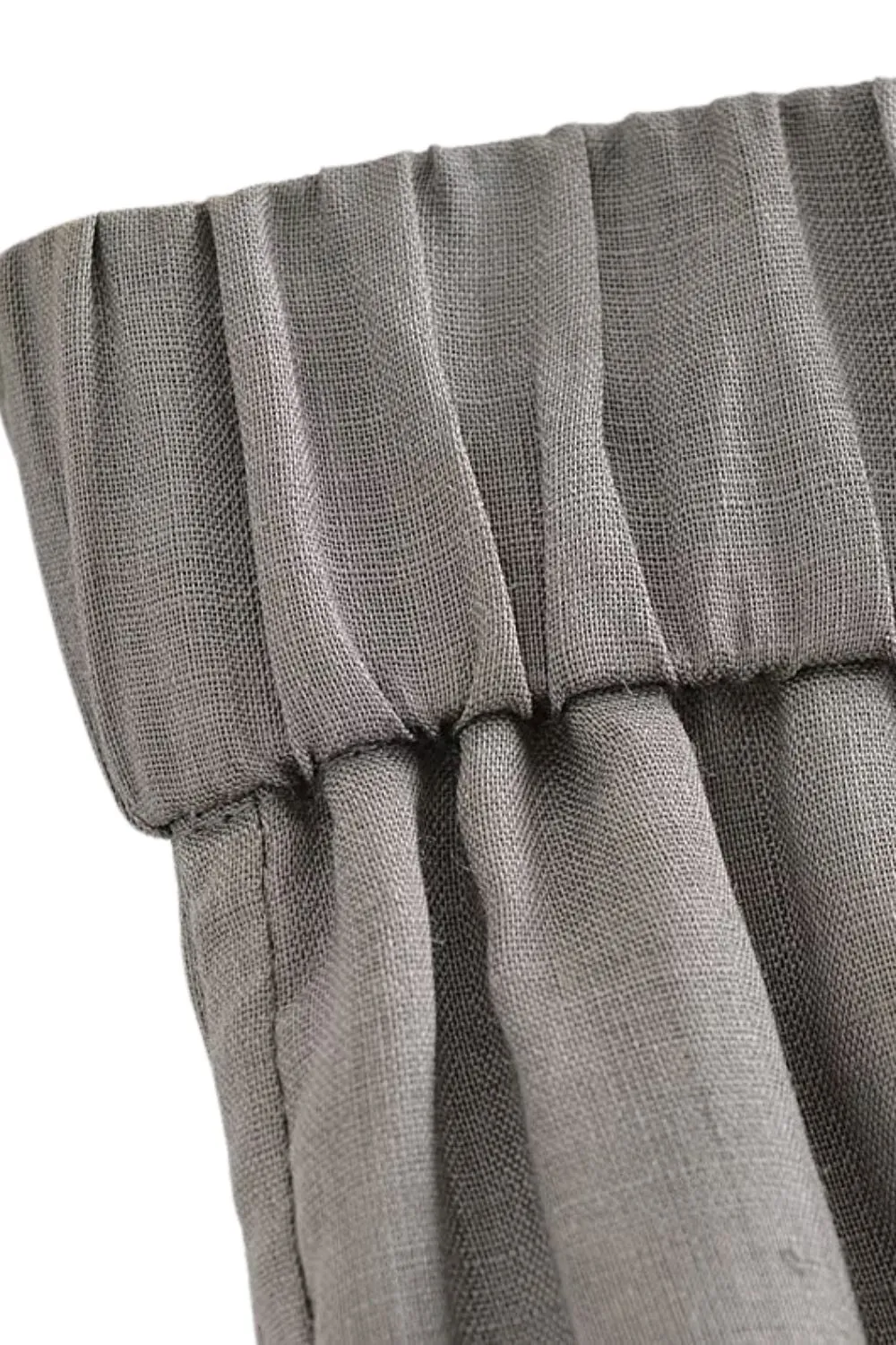 'Ilona' Ramie Pleated Blouse Top & Bottom (Sold Separately)
