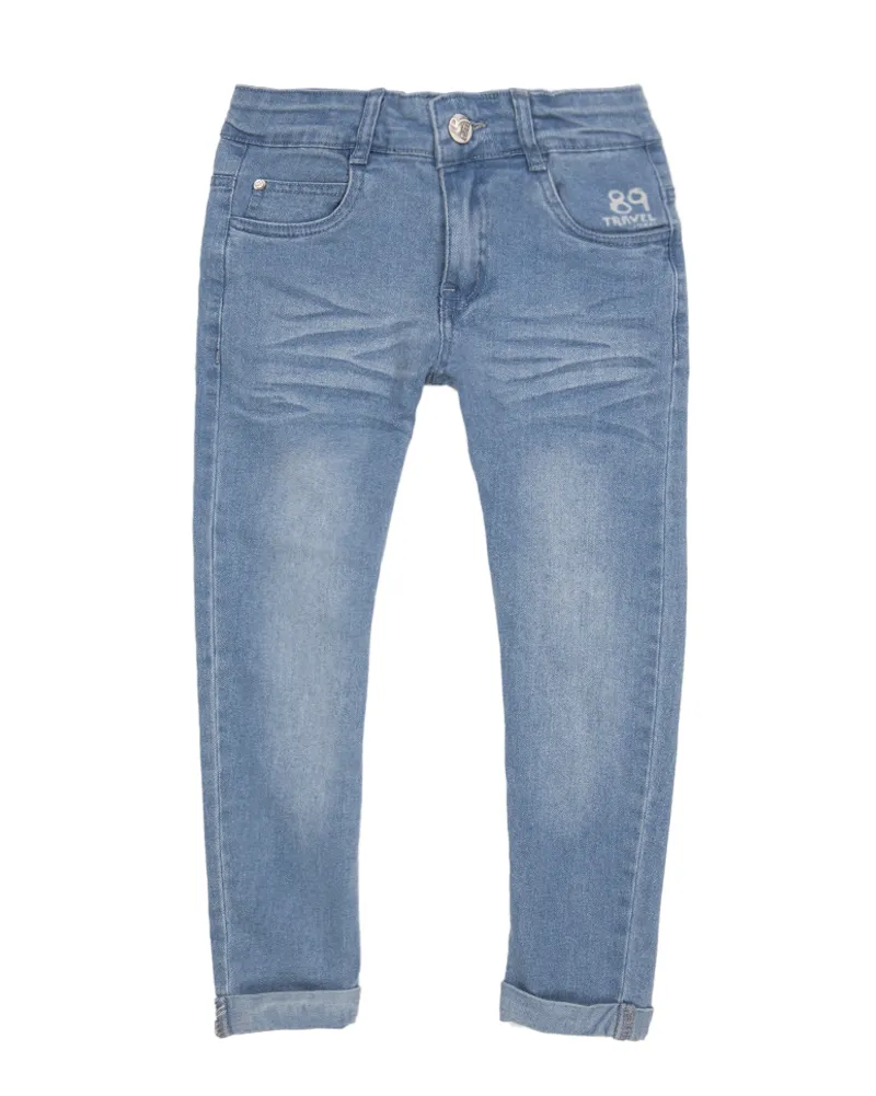 Jeans Joe Niño Denim celeste Black and Blue