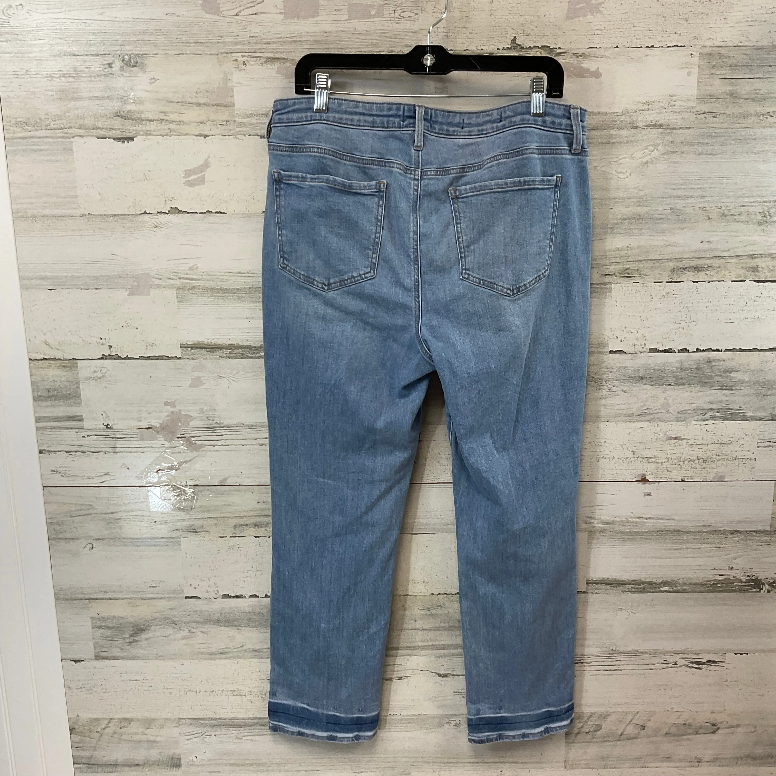 Jeans Straight By Not Your Daughters Jeans In Blue Denim, Size: 12