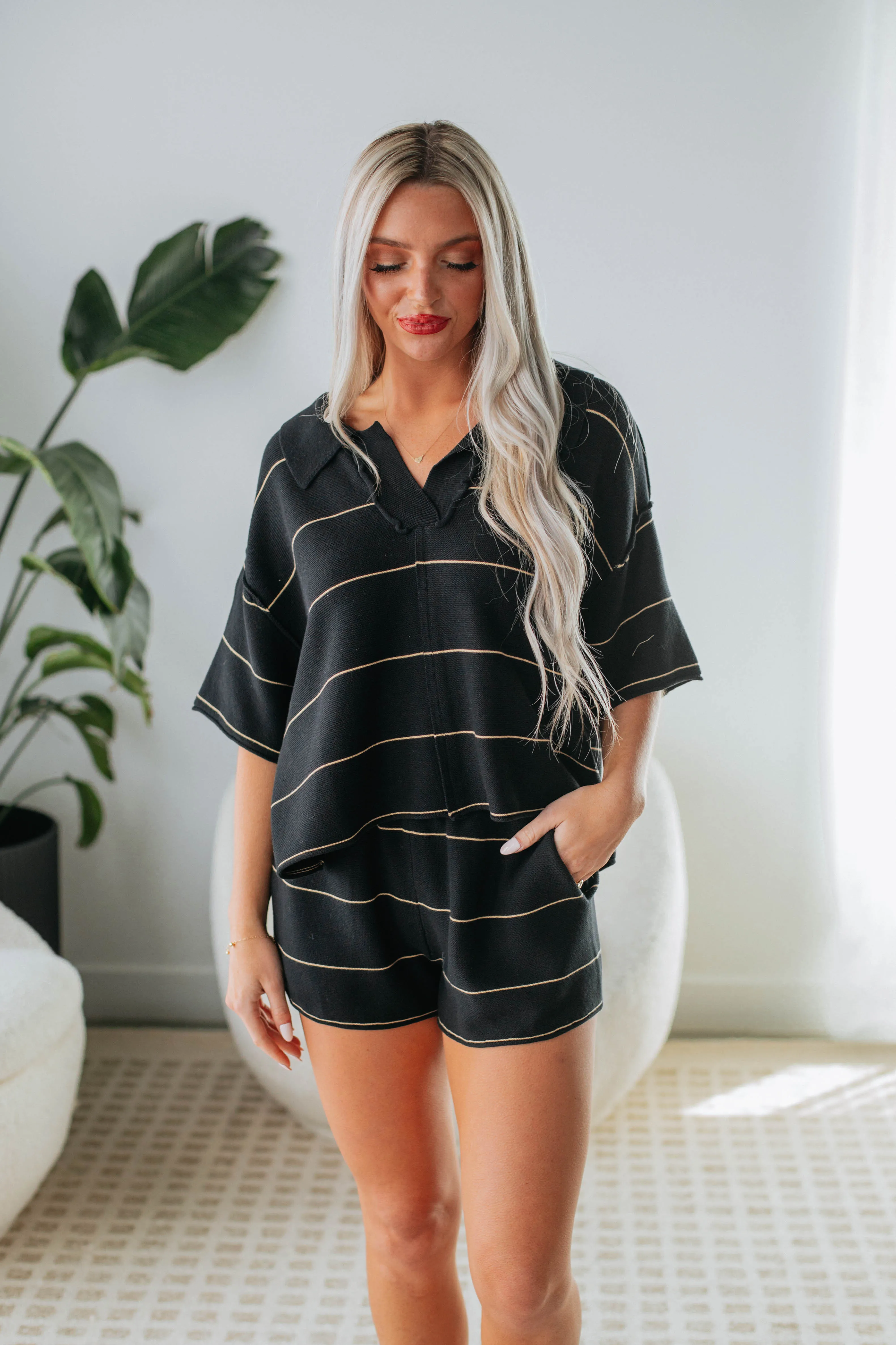 Jessie Knit Top - Black