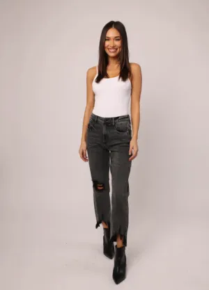 JODI SUPER HIGH RISE CROPPED STRAIGHT JEANS