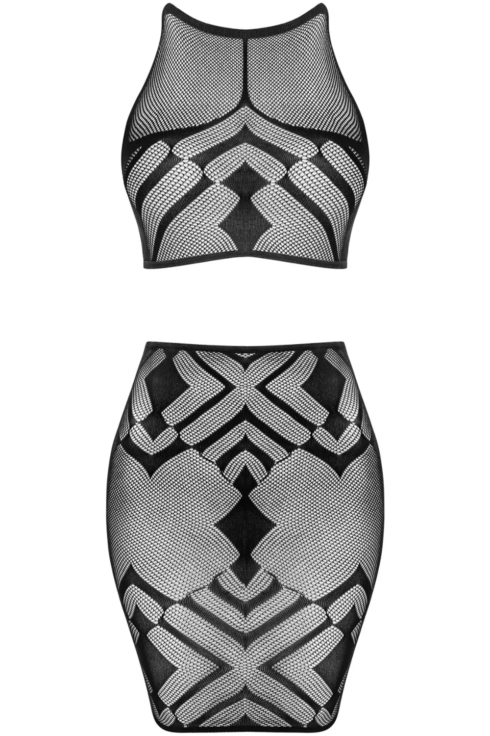 K101 Knit Top & Skirt