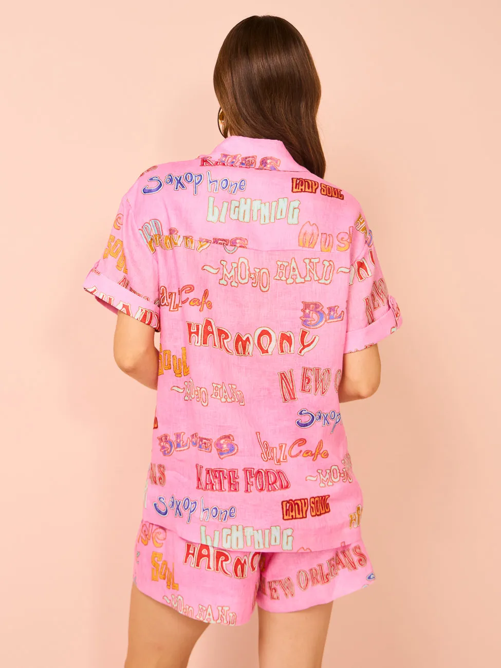 Kate Ford Cavalcade Oversized Tee in Multi