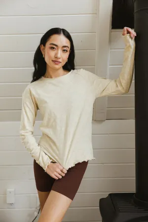 Kaylani Knit Top in Oatmeal - FINAL SALE