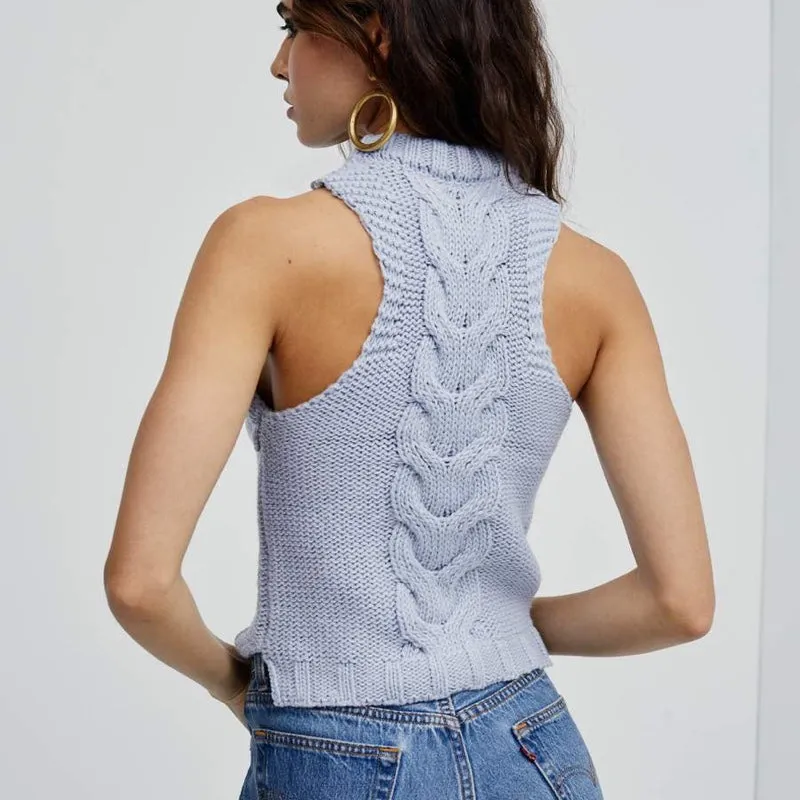 Keke Cable Knit Tank - XS (B)
