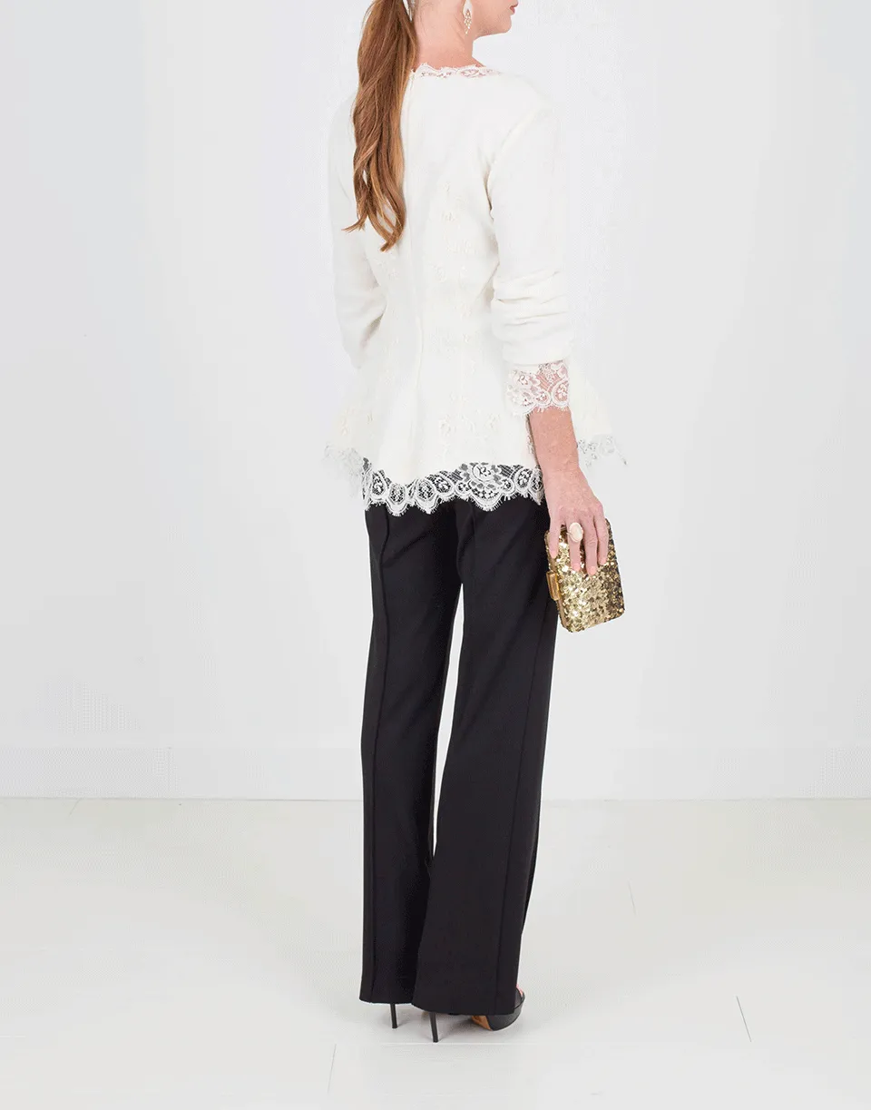 Knit Peplum Top