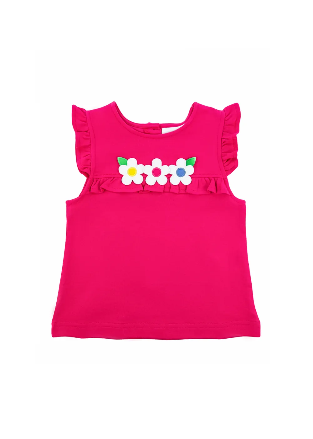 Knit Top With Flowers