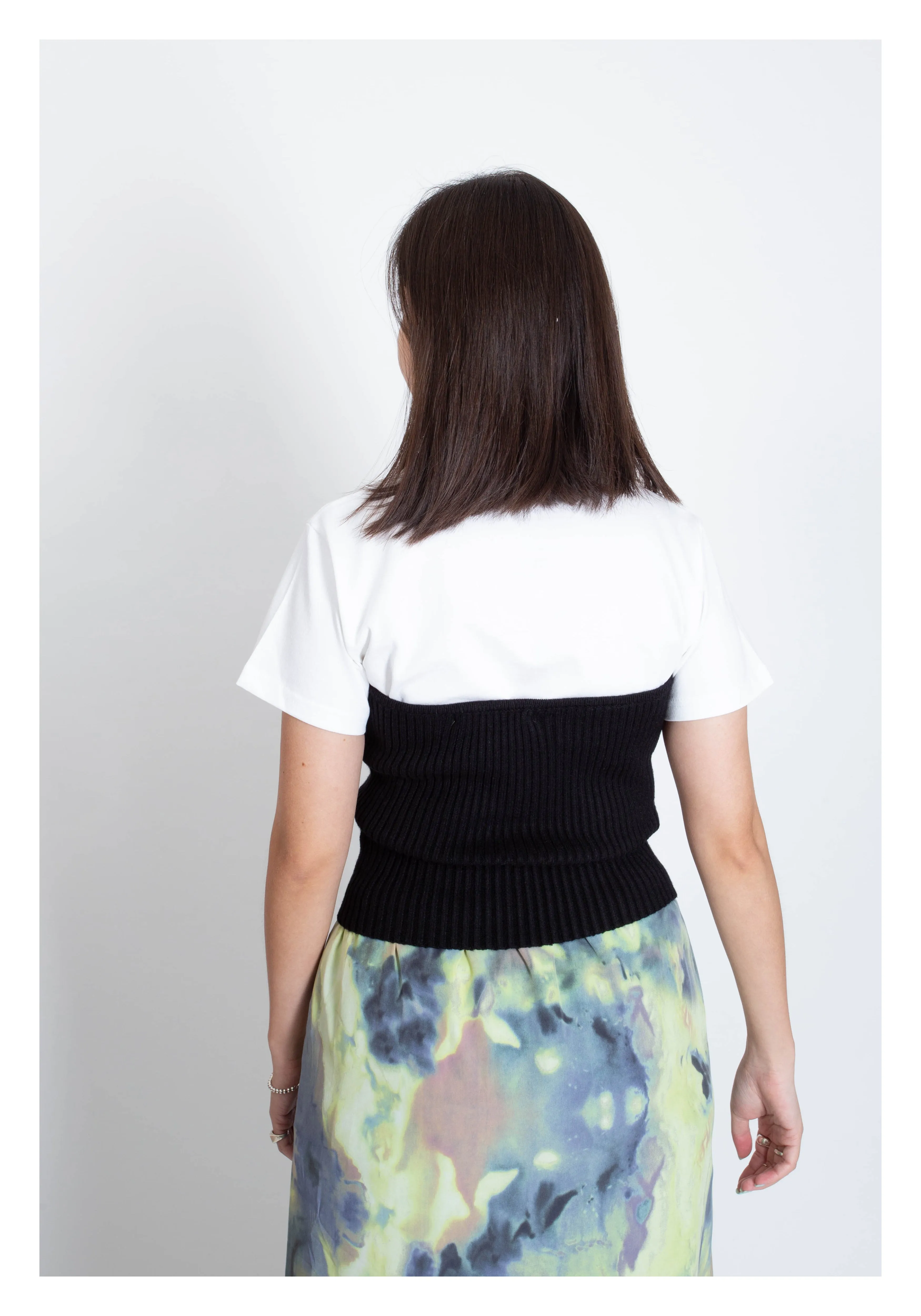 Knit Tube Top Black