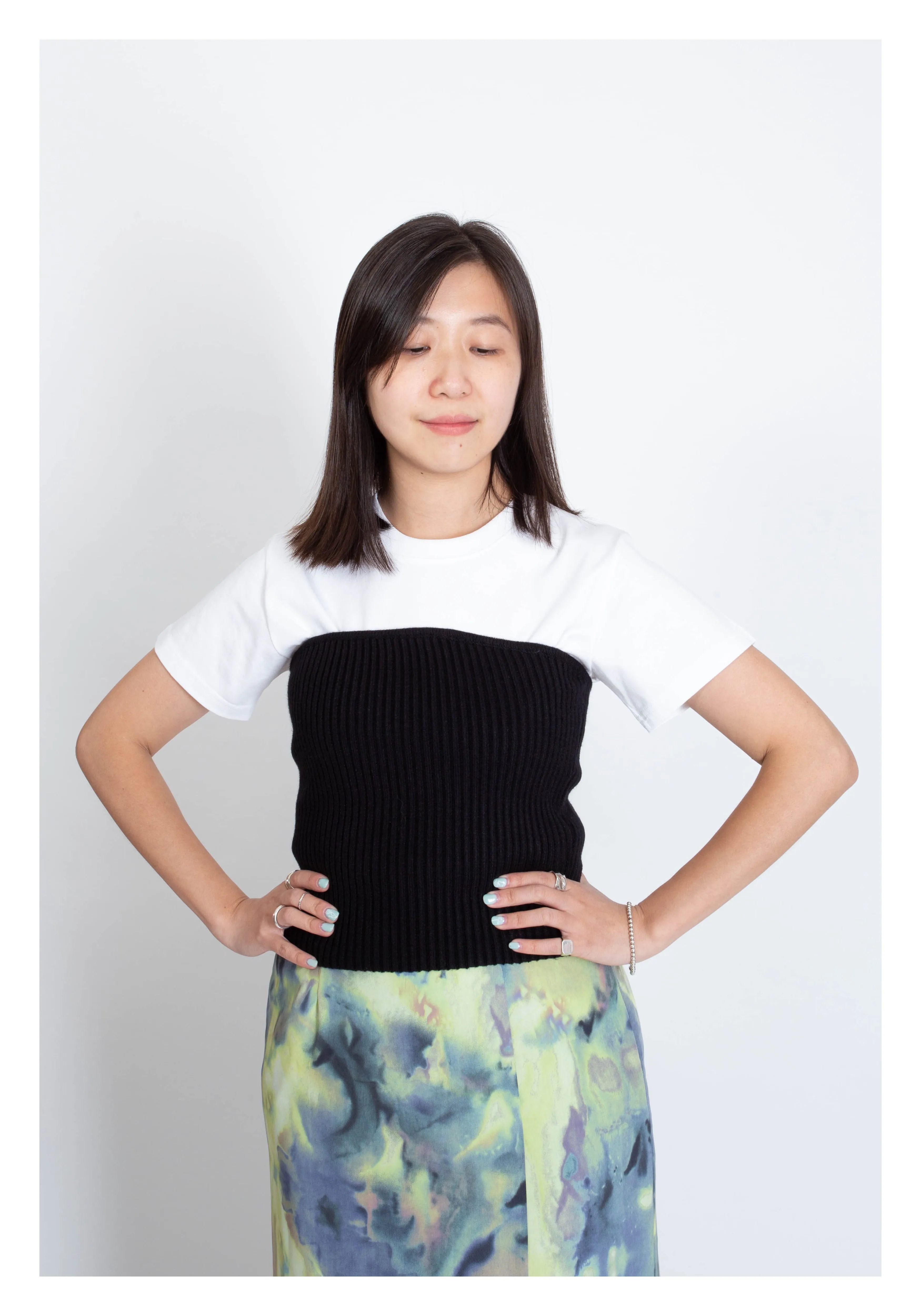 Knit Tube Top Black
