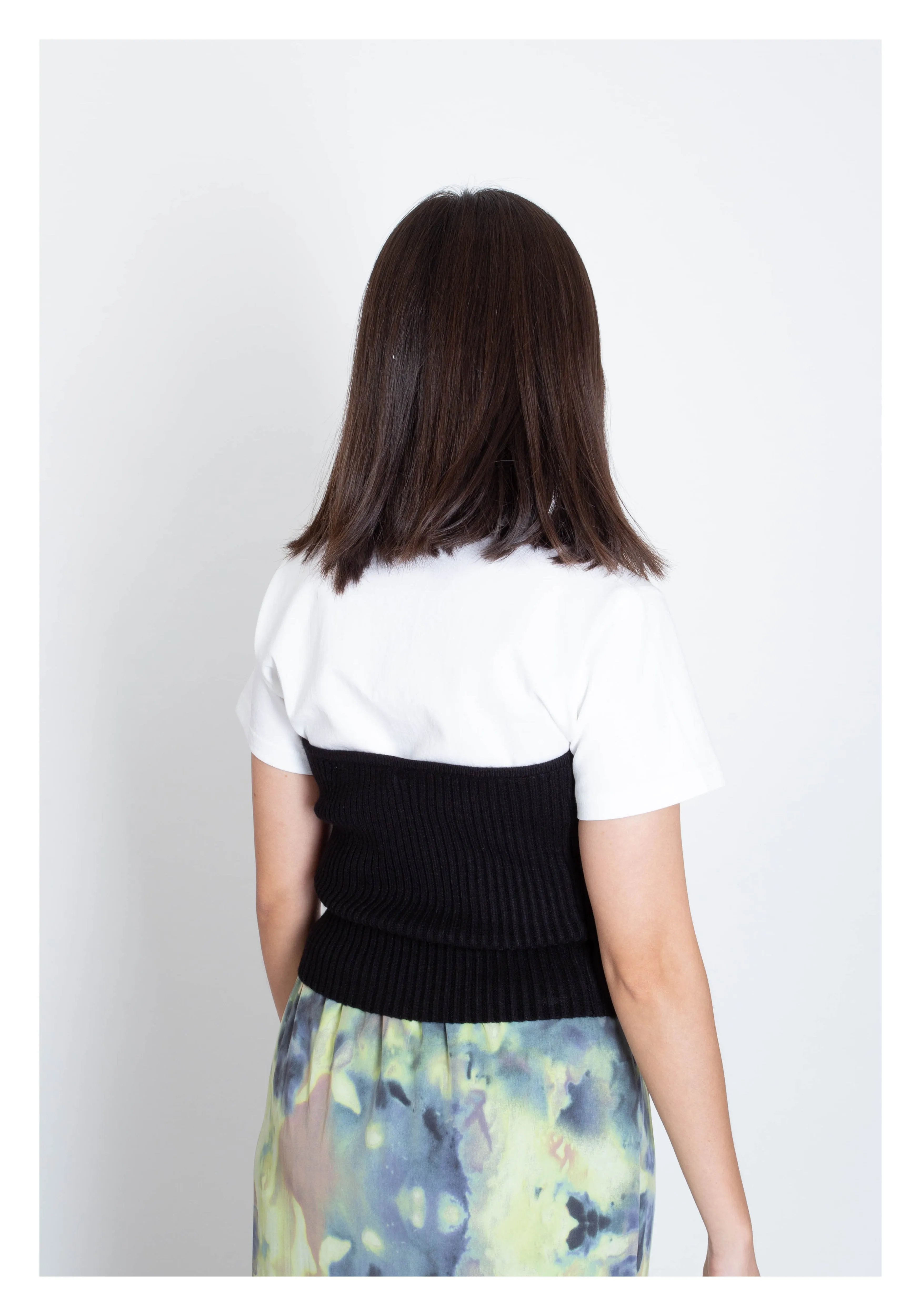 Knit Tube Top Black